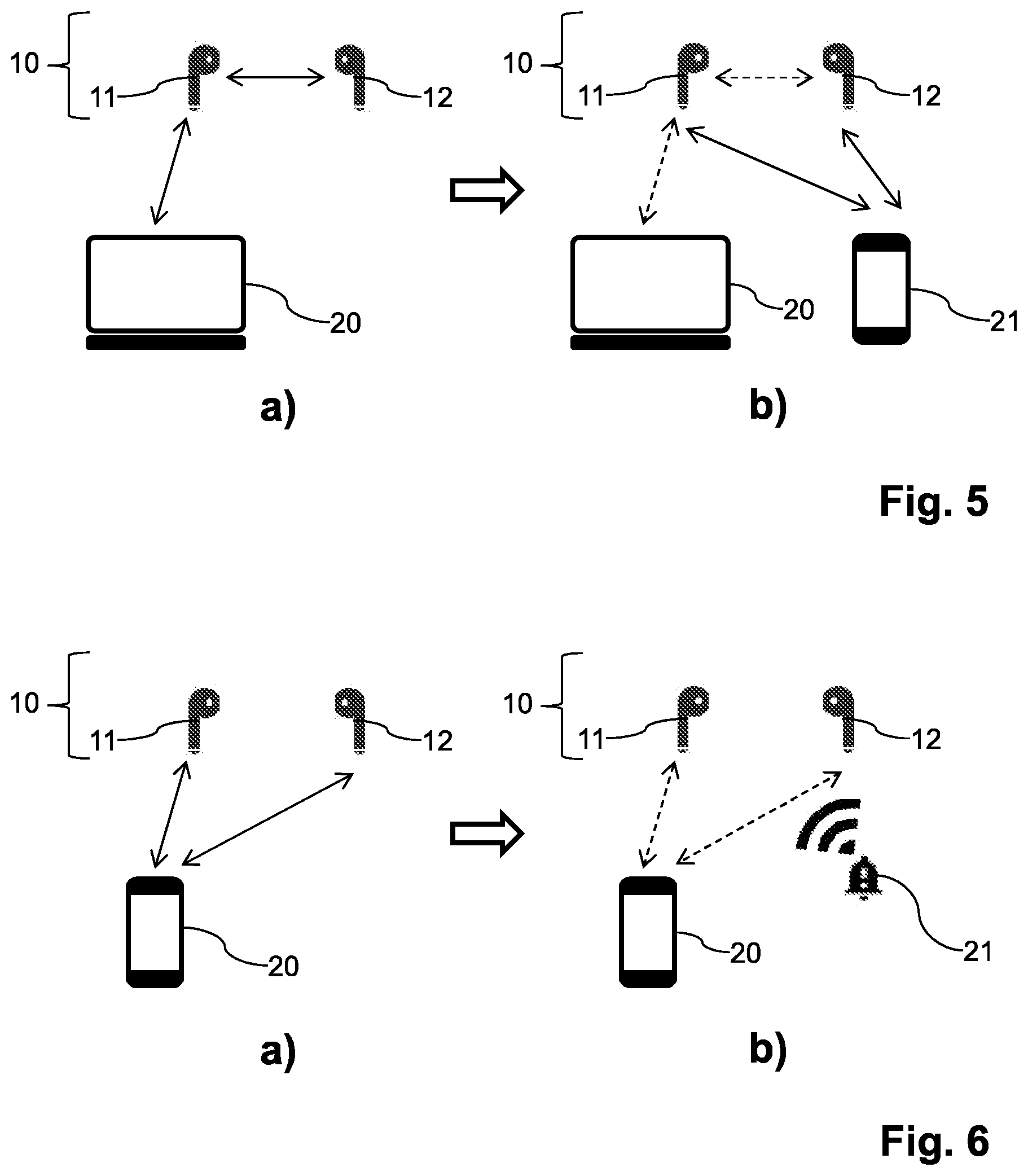 Patent US12615469 Figure 4 – Switching between multiple earbud architectures