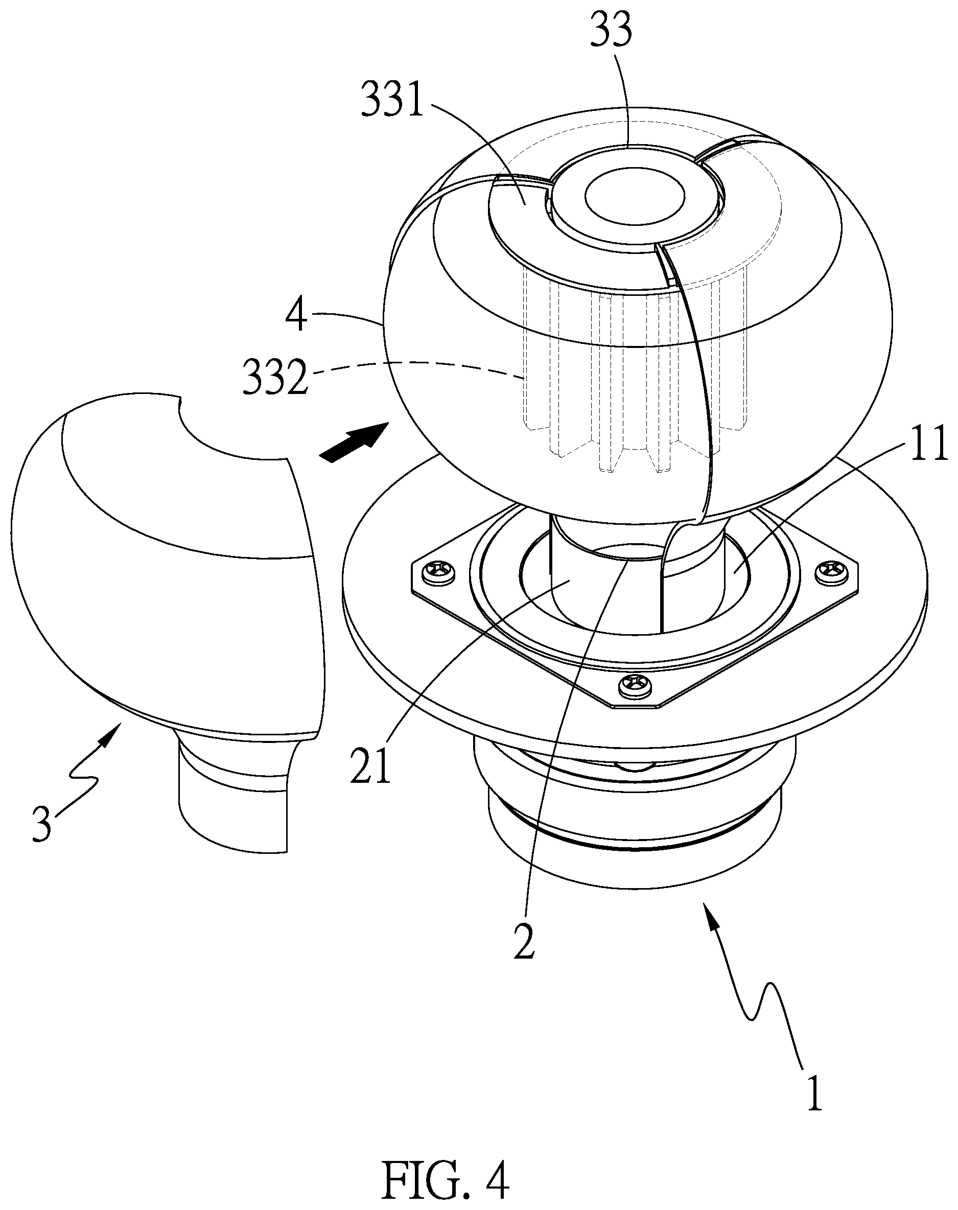 Patent US12615475 Figure 4 – Structure of loudspeaker