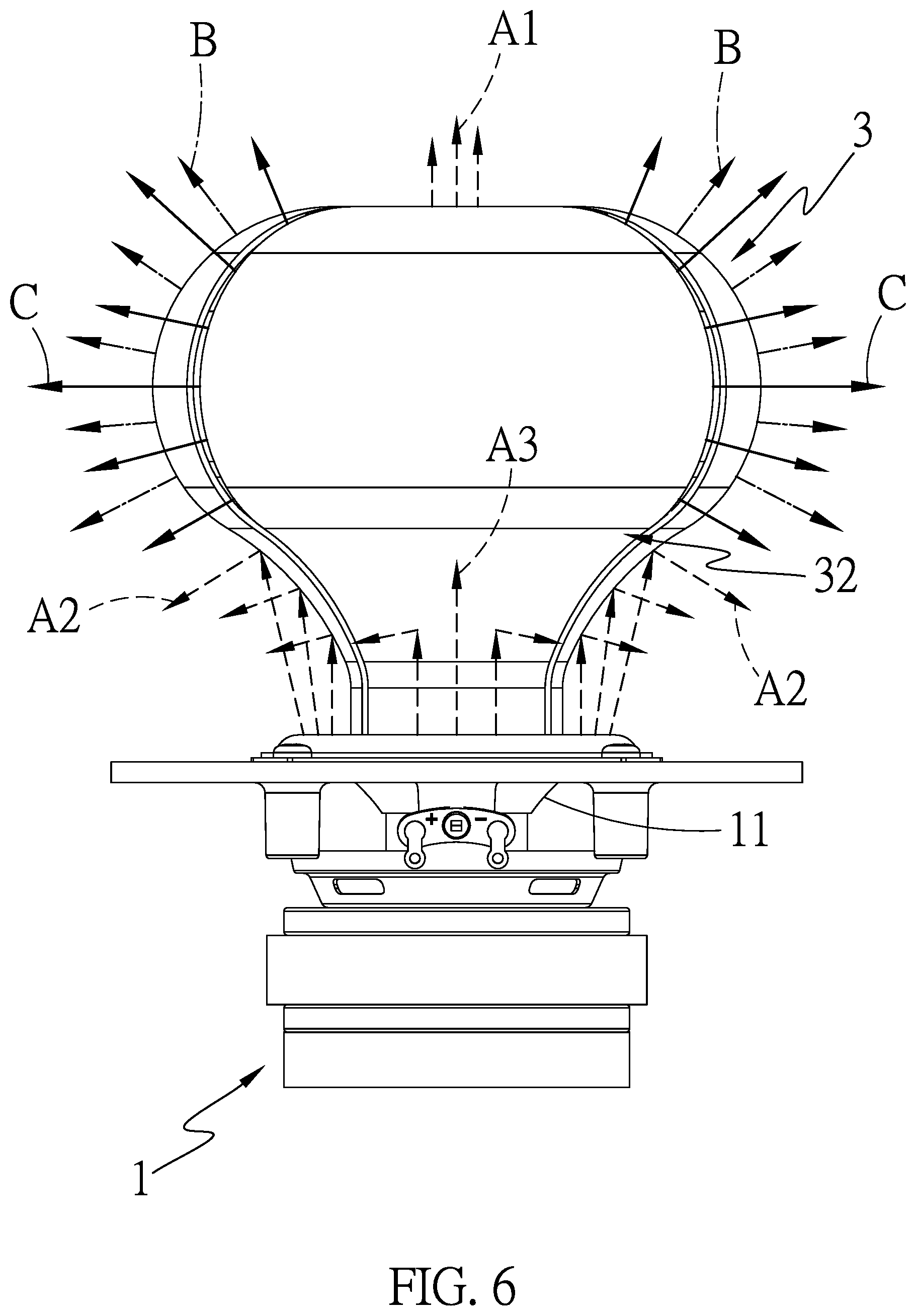 Patent US12615475 Figure 6 – Structure of loudspeaker