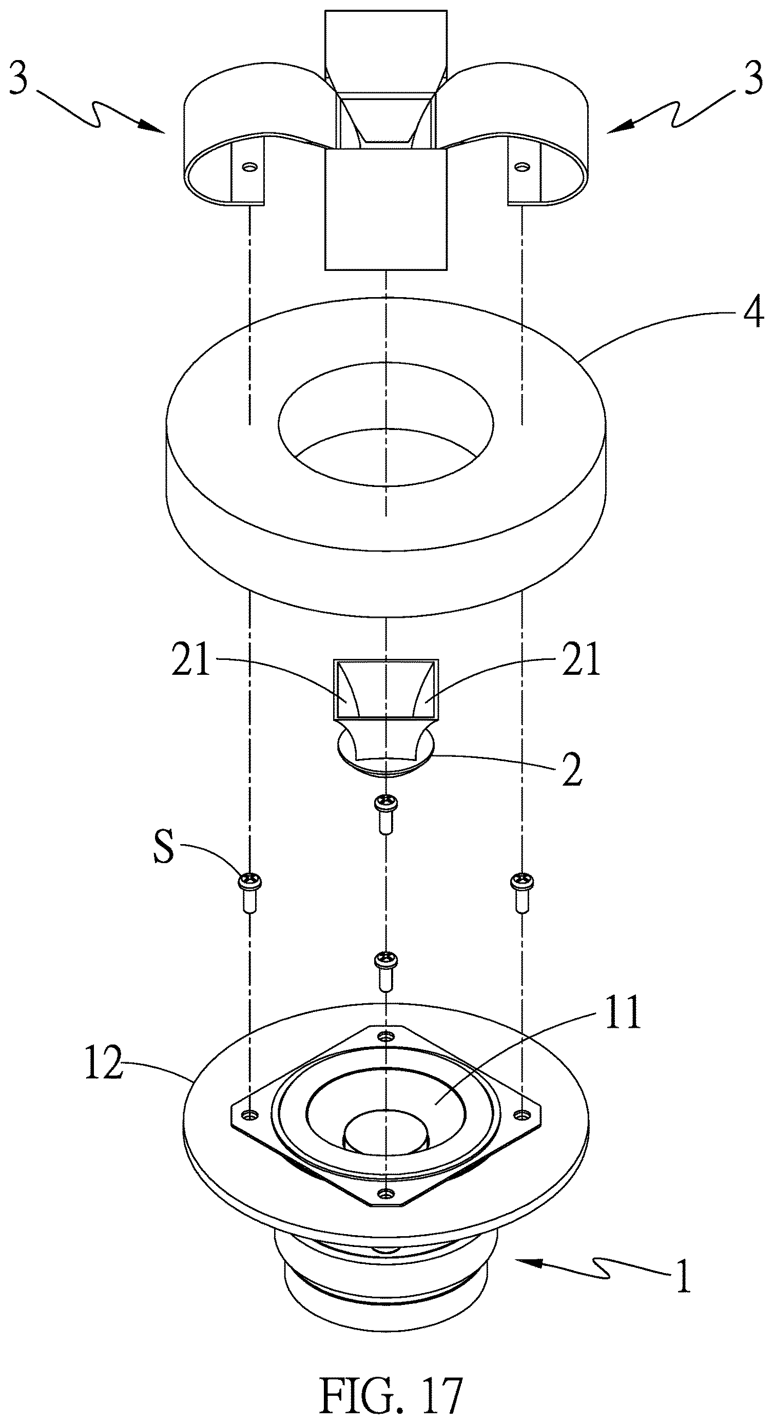 Patent US12615475 Figure 17 – Structure of loudspeaker