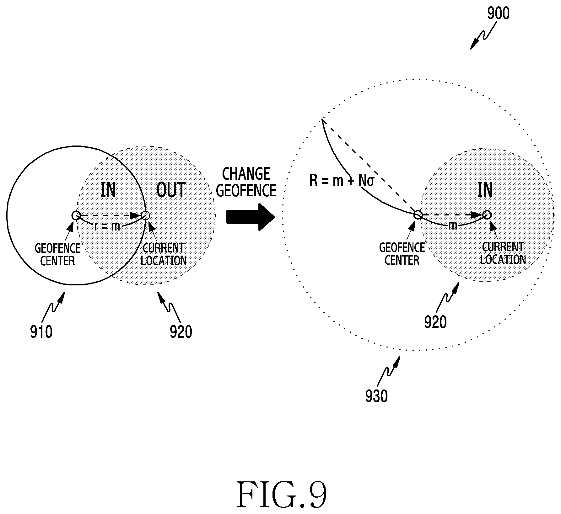 Patent US12615490 Figure 10 – Electronic device for configuring geofence and operation method thereof