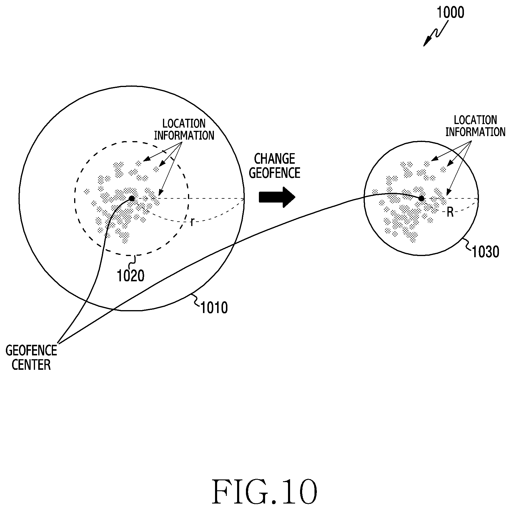 Patent US12615490 Figure 11 – Electronic device for configuring geofence and operation method thereof