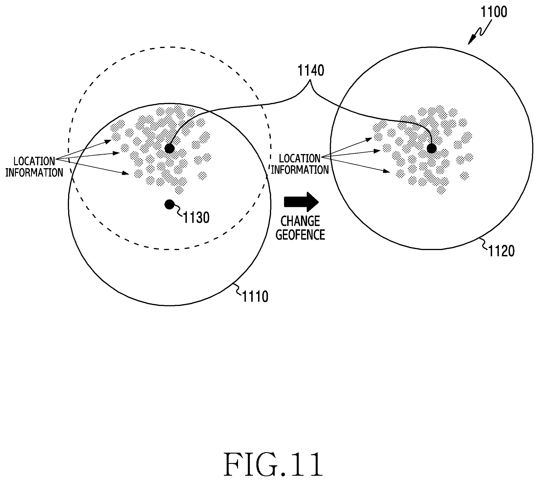Patent US12615490 Figure 12 – Electronic device for configuring geofence and operation method thereof