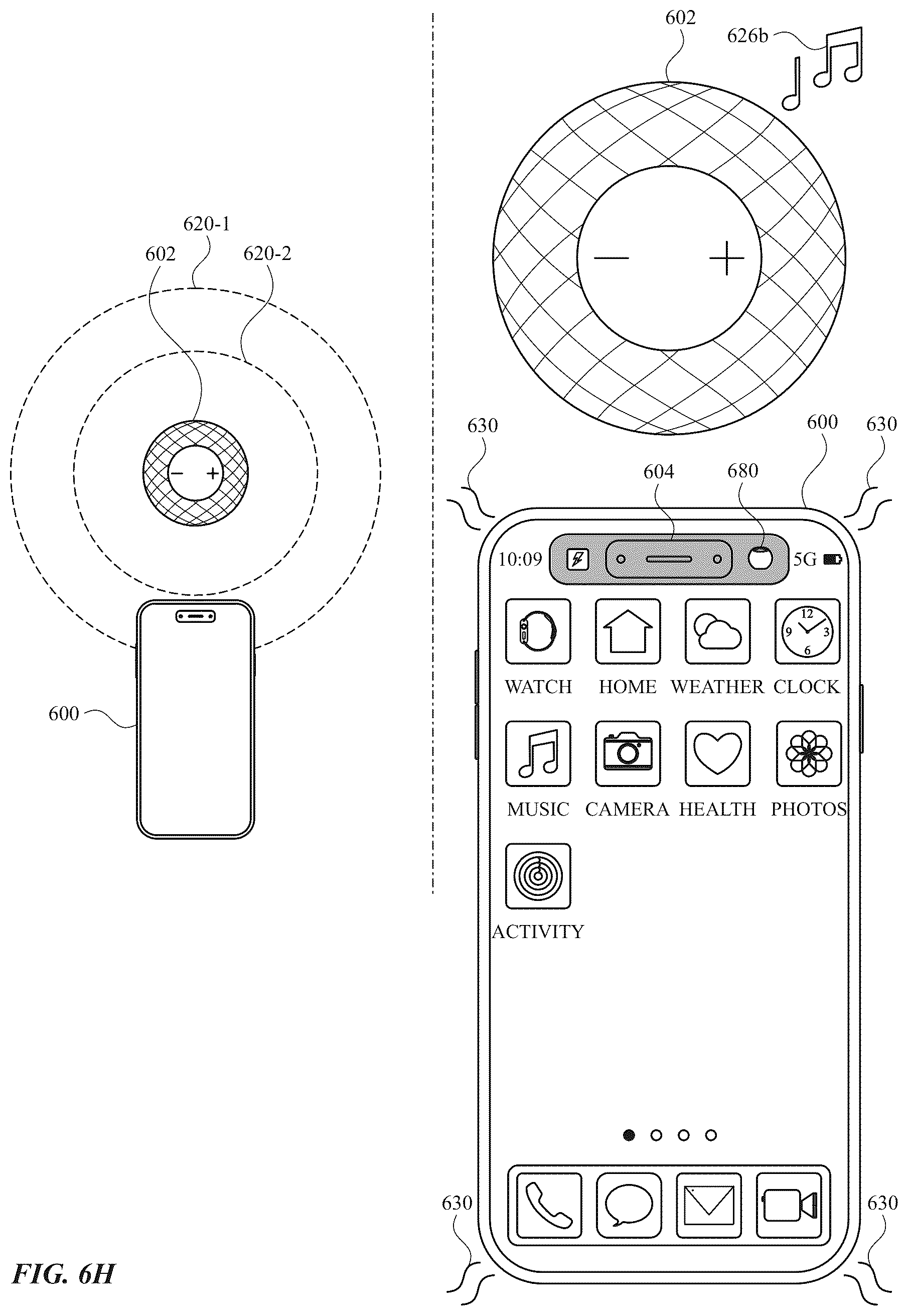 Patent US12615491 Figure 18 – Interfaces for device interactions