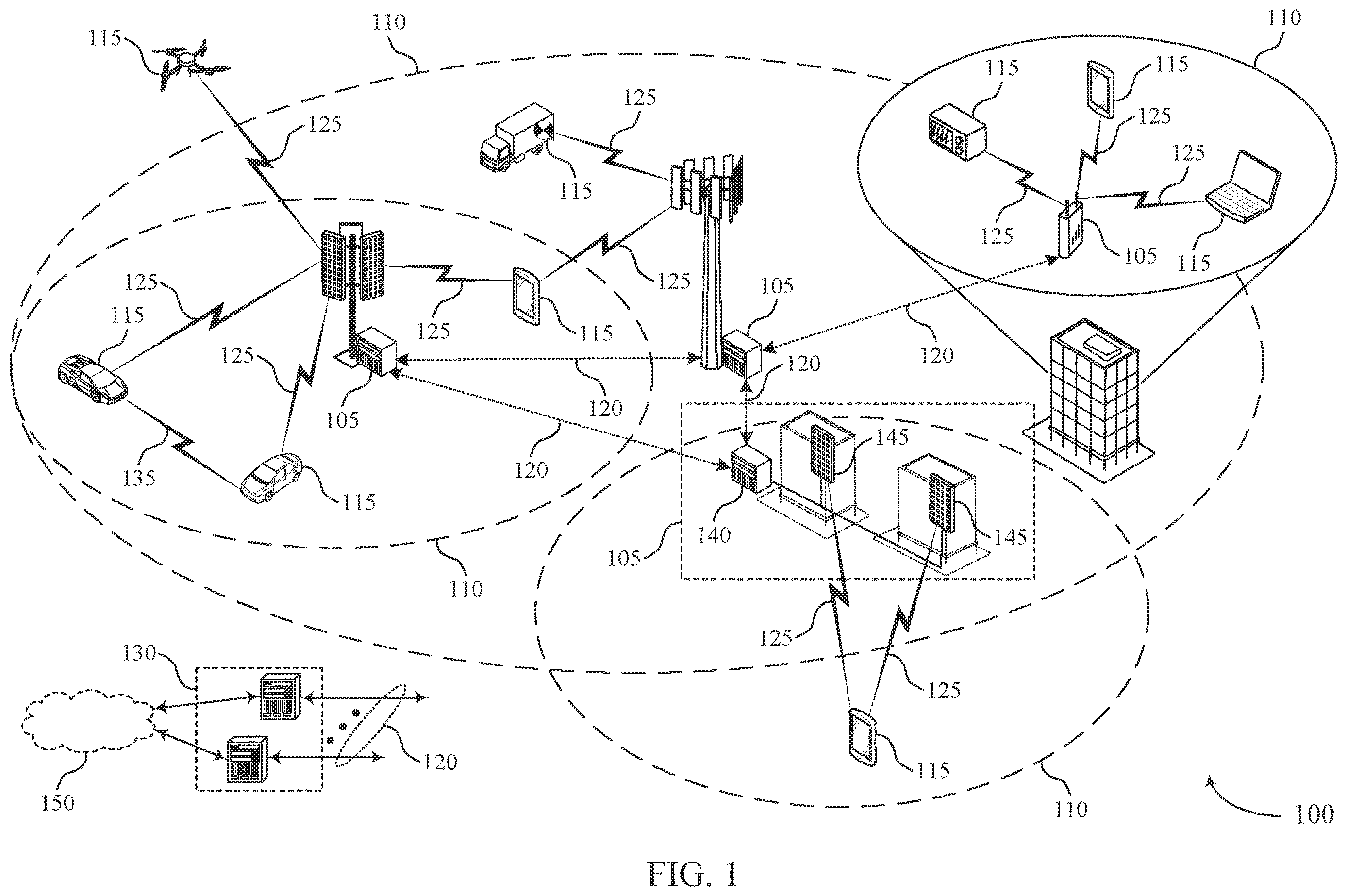 Patent US12615675 Figure 1 – Information sharing between sidelink devices