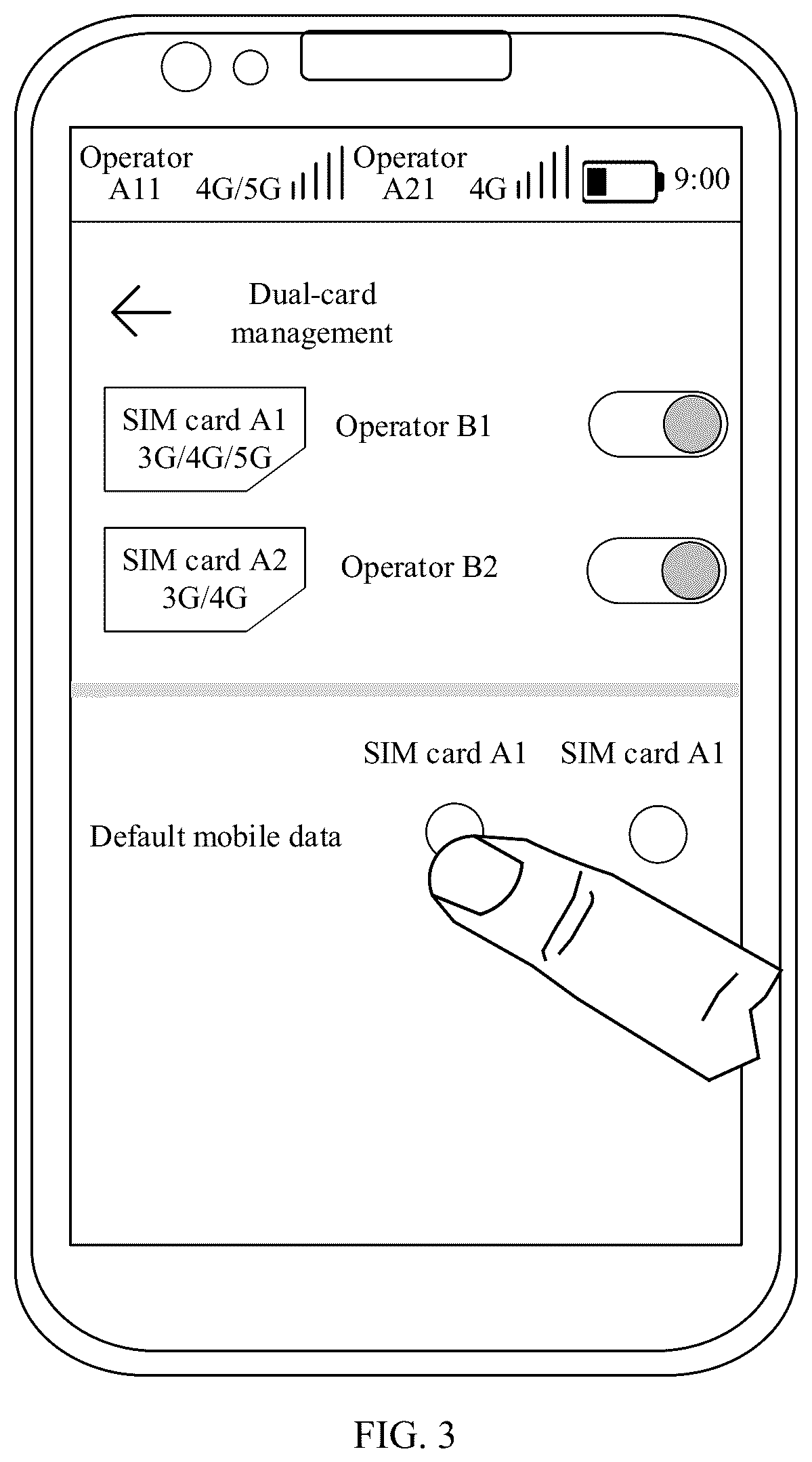 Patent US12615680 Figure 3 – Network access method and terminal
