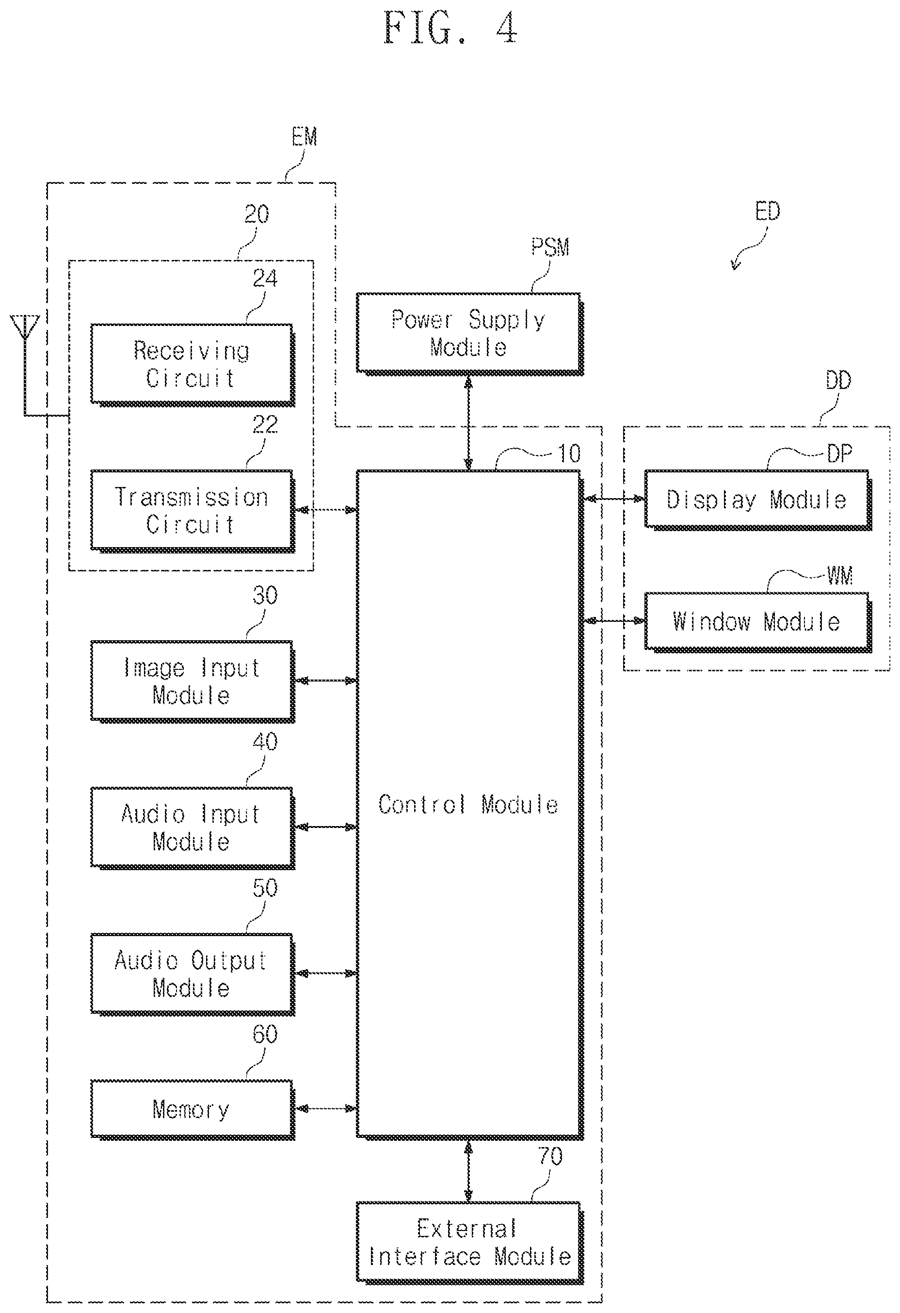 Patent US12615724 Figure 4 – Flexible display device with settled cover layer