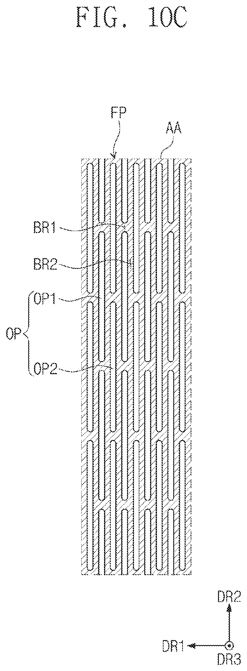 Patent US12615724 Figure 11 – Flexible display device with settled cover layer