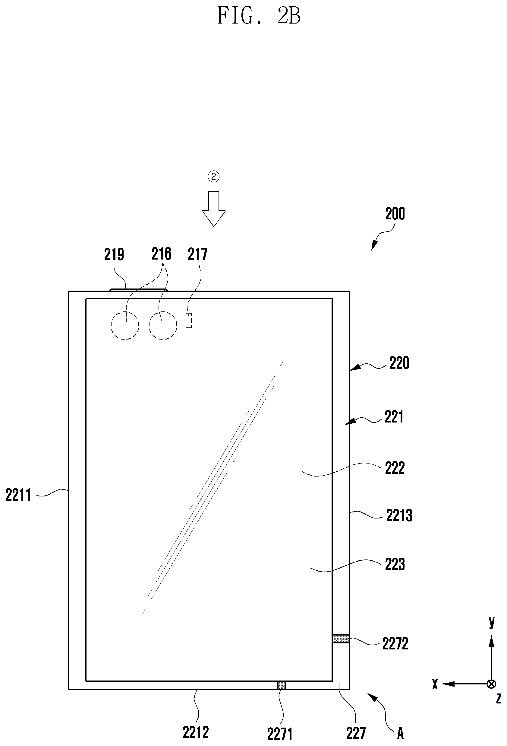 Patent US12615729 Figure 3 – Electronic device including flexible display