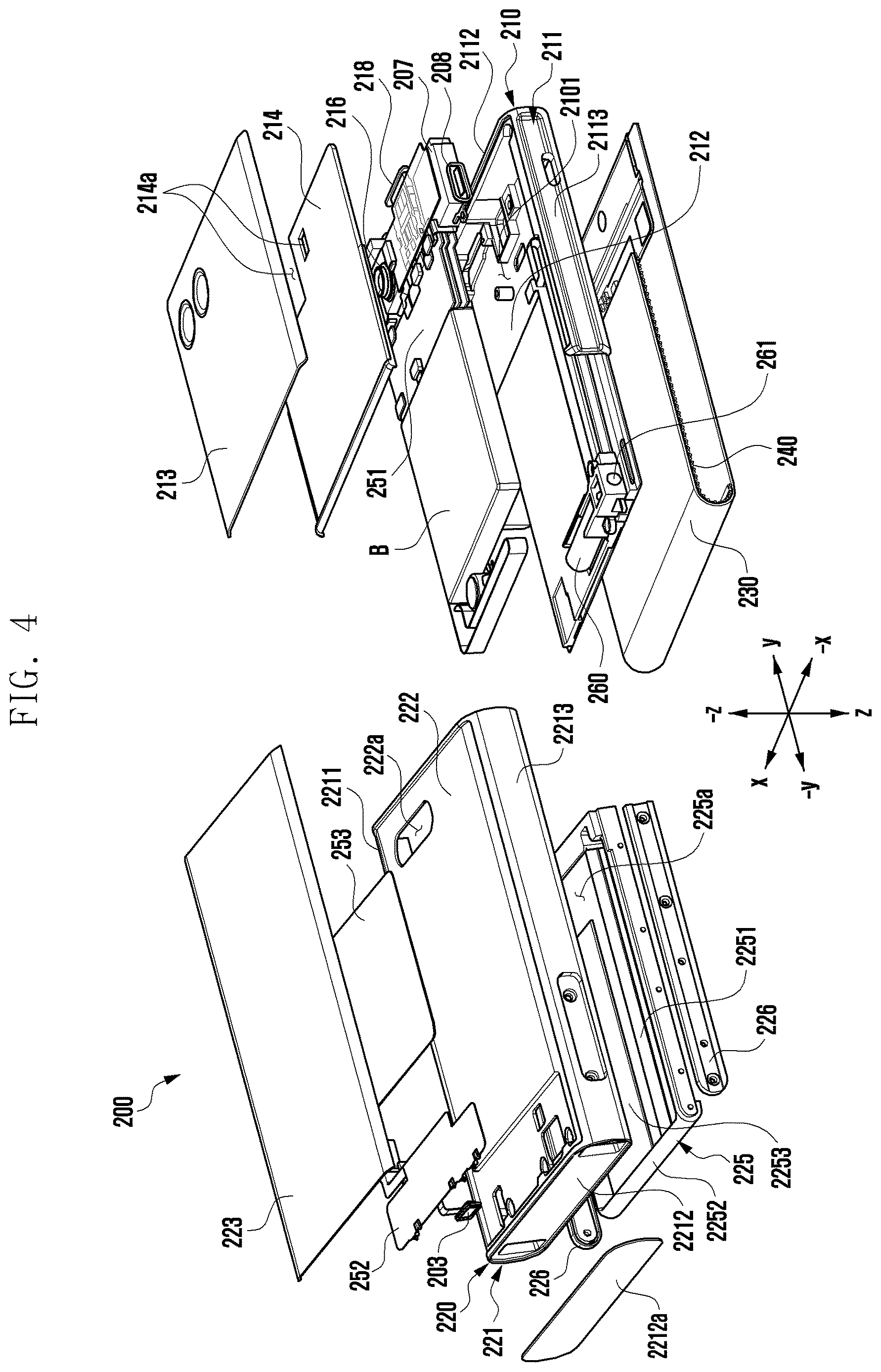 Patent US12615729 Figure 6 – Electronic device including flexible display