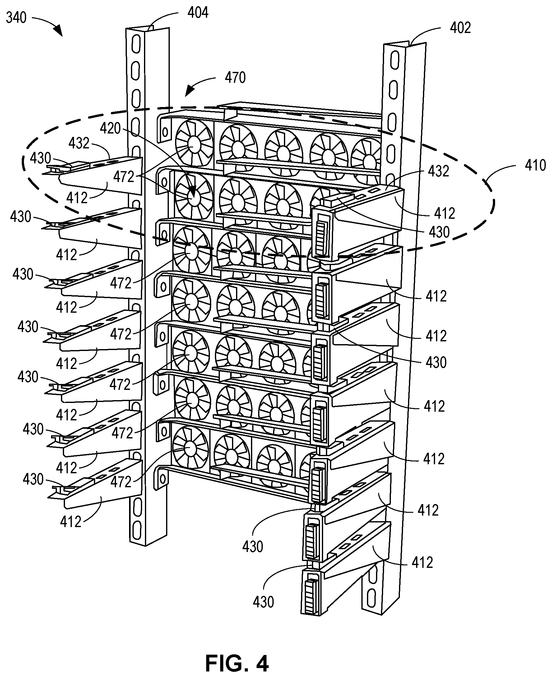Patent US12615736 Figure 4 – Methods and apparatus for immersion cooling systems