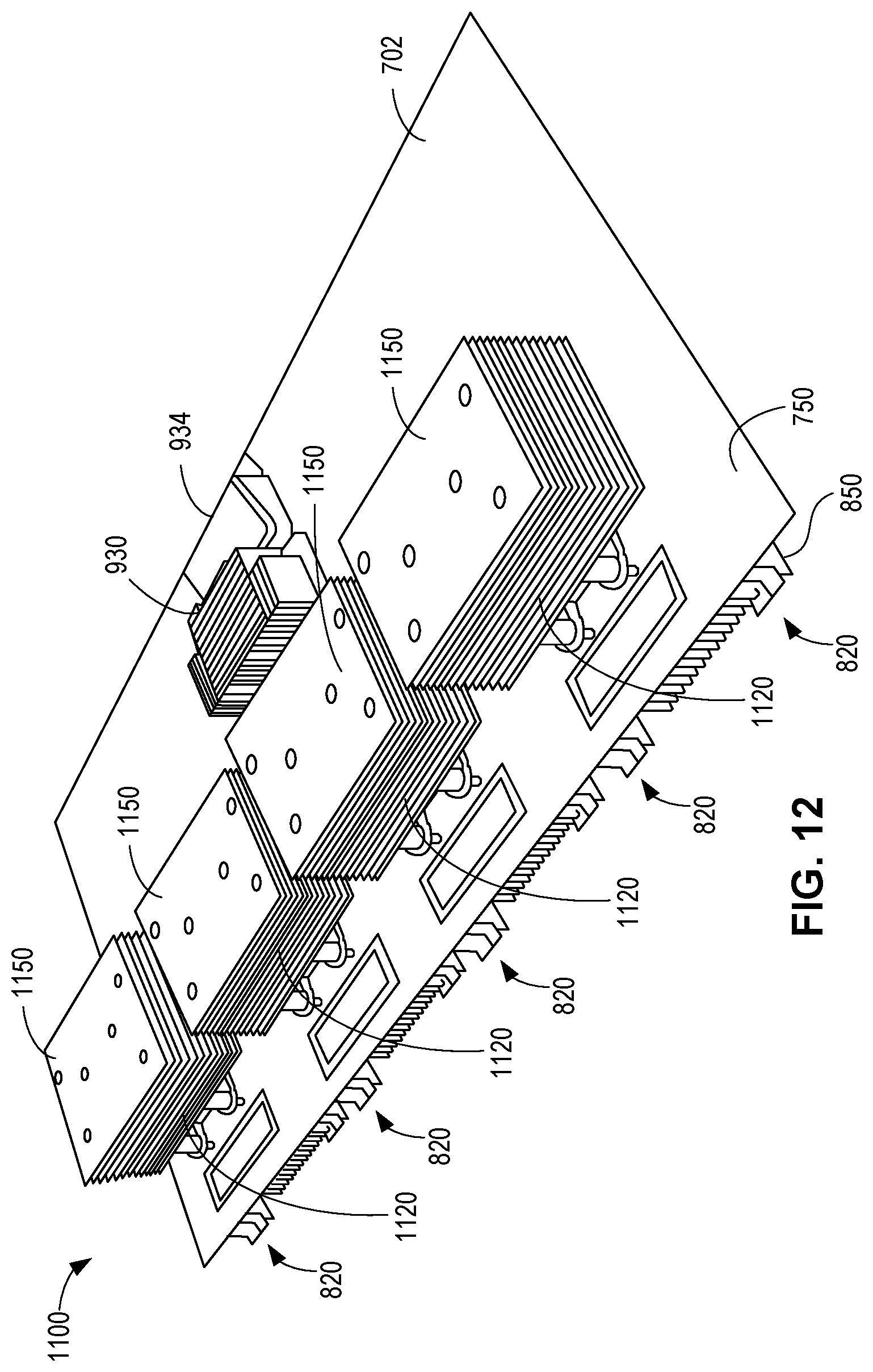 Patent US12615736 Figure 12 – Methods and apparatus for immersion cooling systems