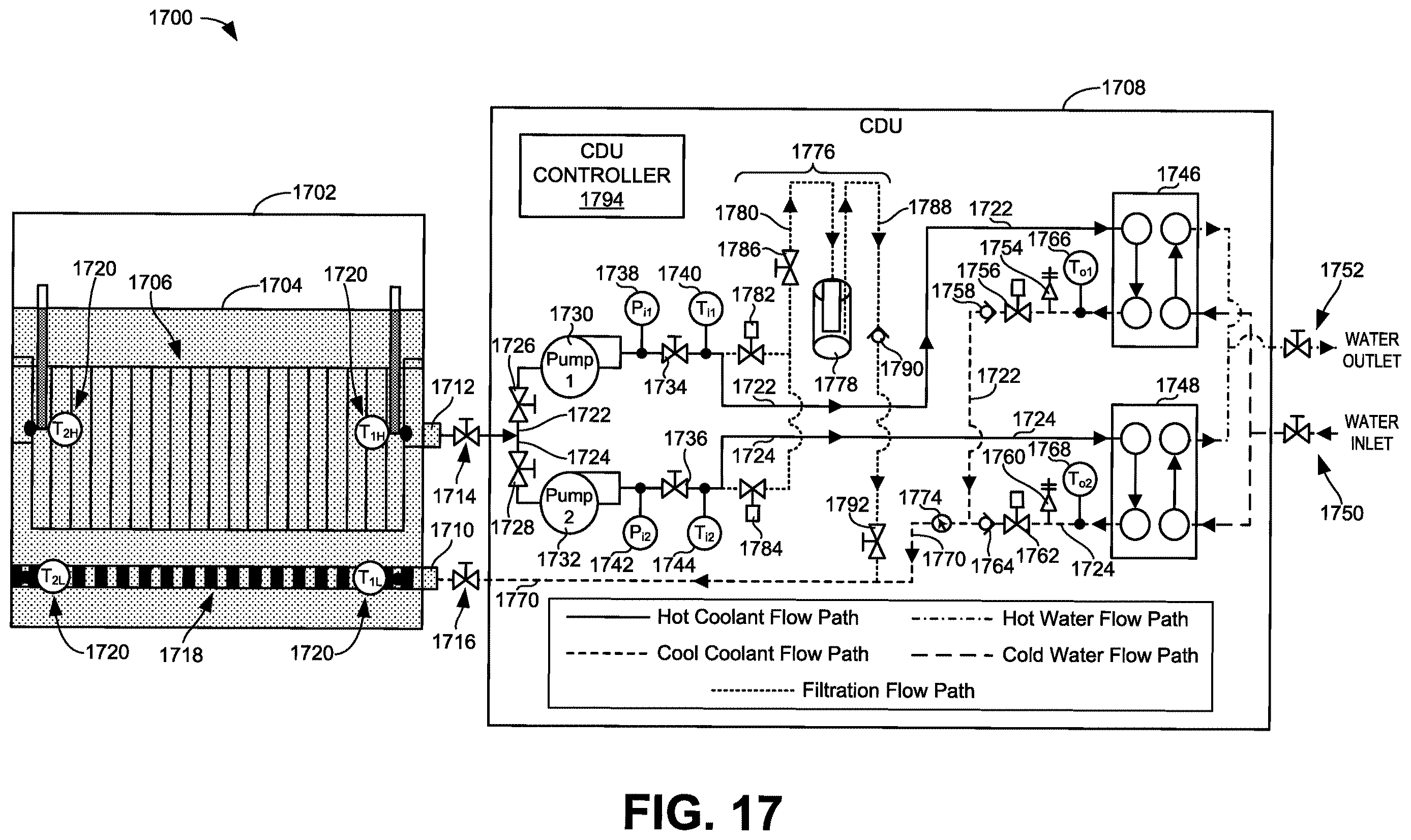 Patent US12615736 Figure 17 – Methods and apparatus for immersion cooling systems