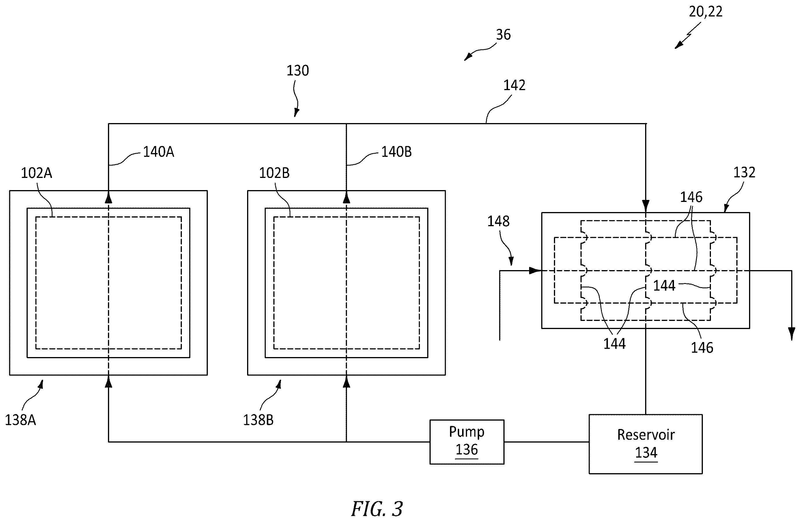 Patent US12615746 Figure 3 – Electric machine cooling plate for aircraft powerplant
