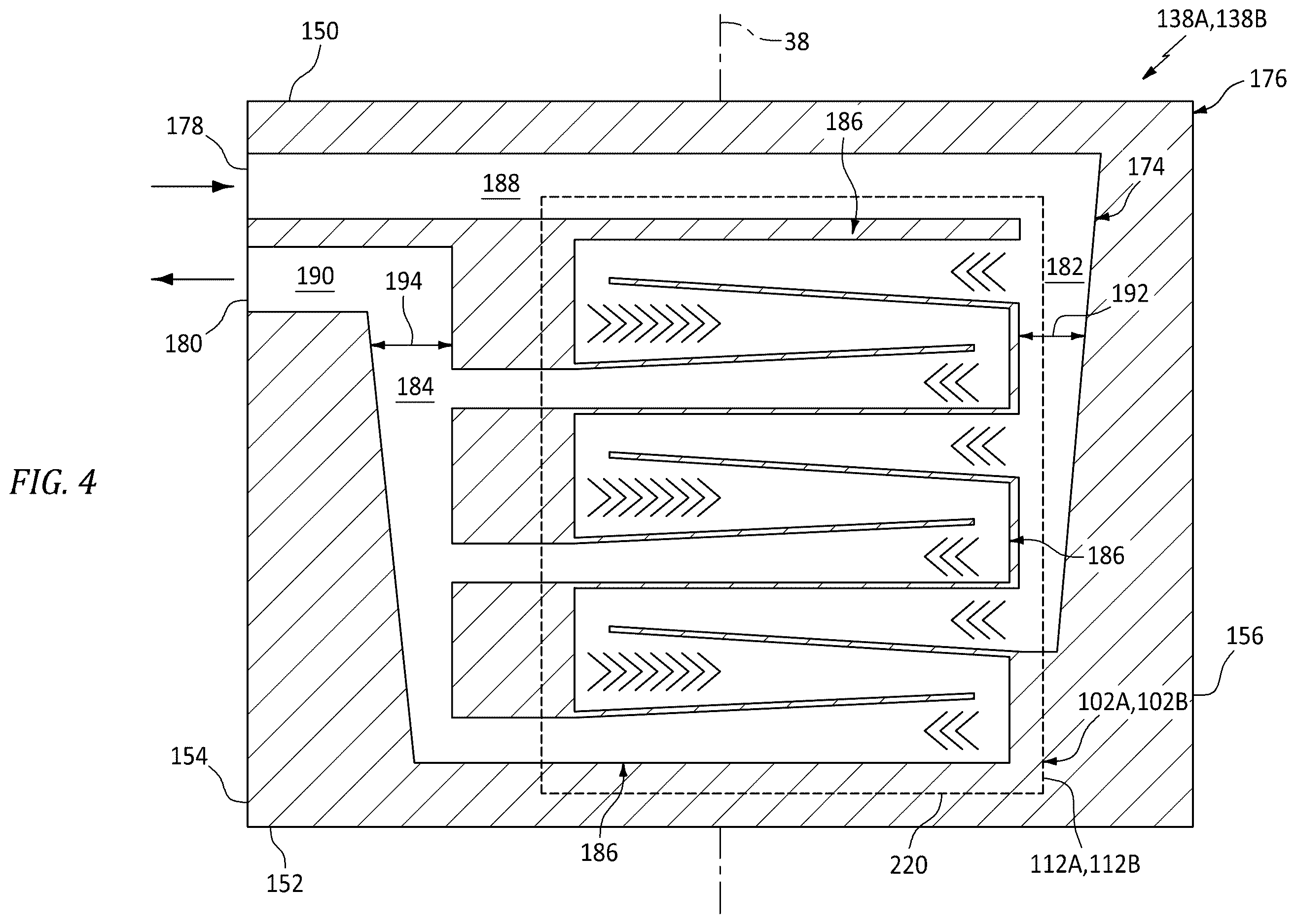 Patent US12615746 Figure 4 – Electric machine cooling plate for aircraft powerplant