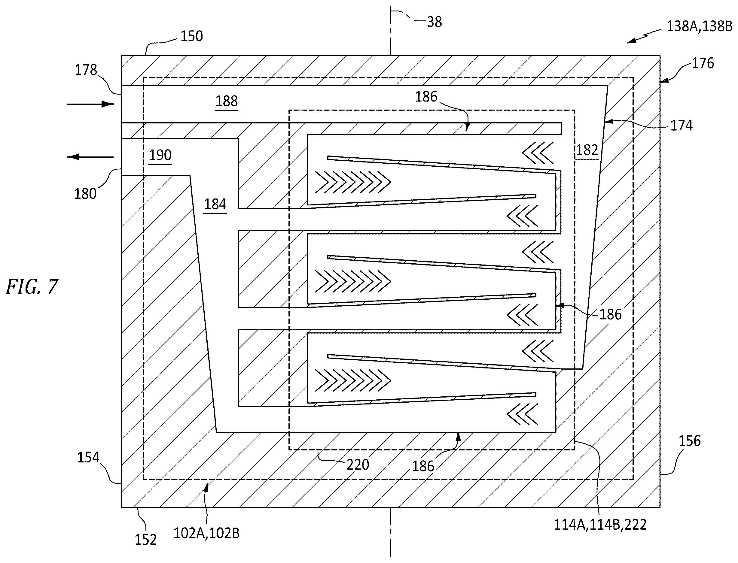 Patent US12615746 Figure 7 – Electric machine cooling plate for aircraft powerplant