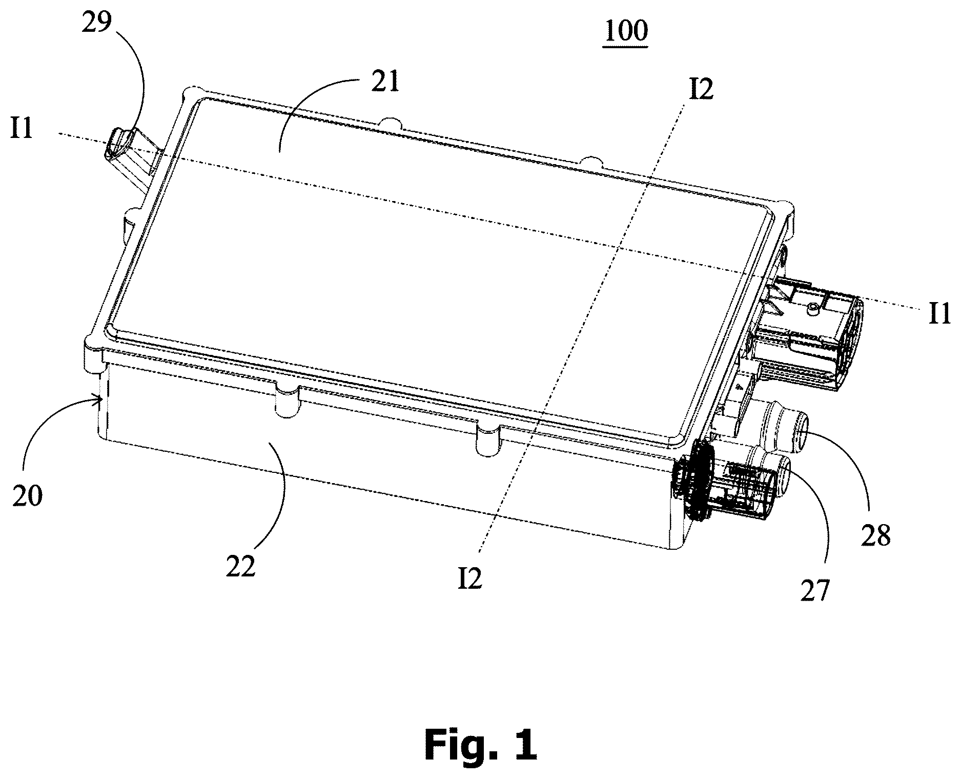 Patent US12615749 Figure 1 – On board power device and thermal management system
