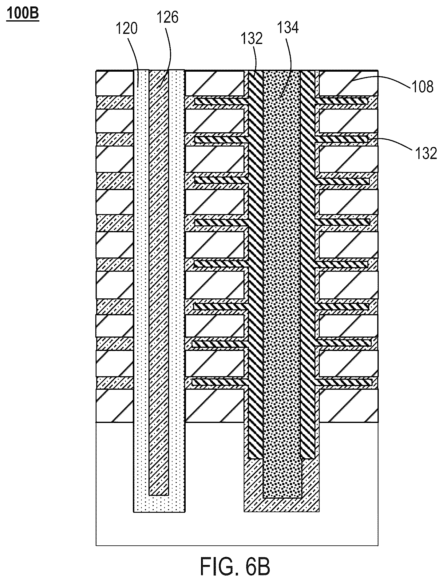 Patent US12615757 Figure 12 – Semiconductor isolation bridge for three-dimensional dynamic random-access memory