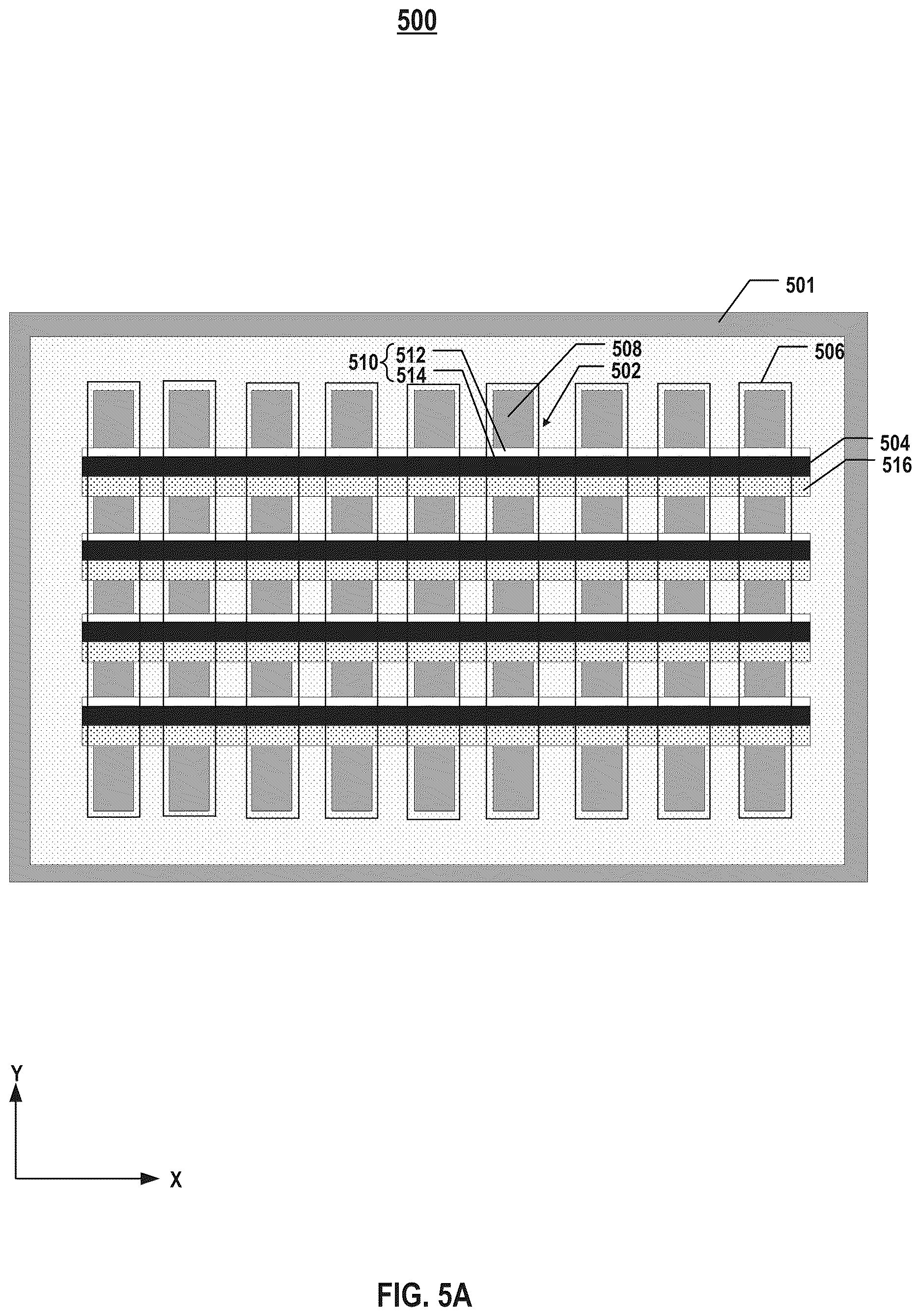 Patent US12615760 Figure 5 – Vertical transistors and methods for forming the same