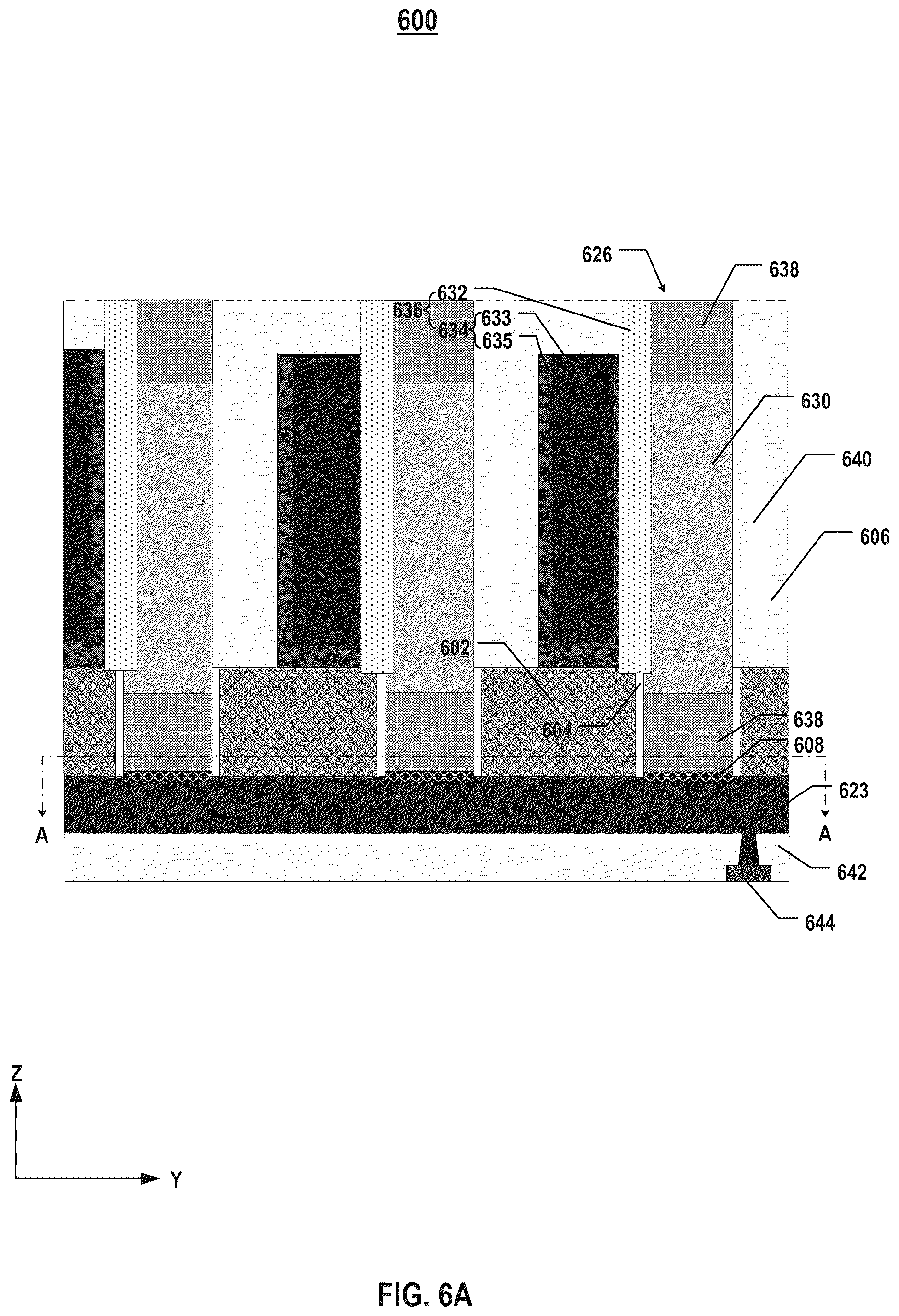 Patent US12615760 Figure 7 – Vertical transistors and methods for forming the same