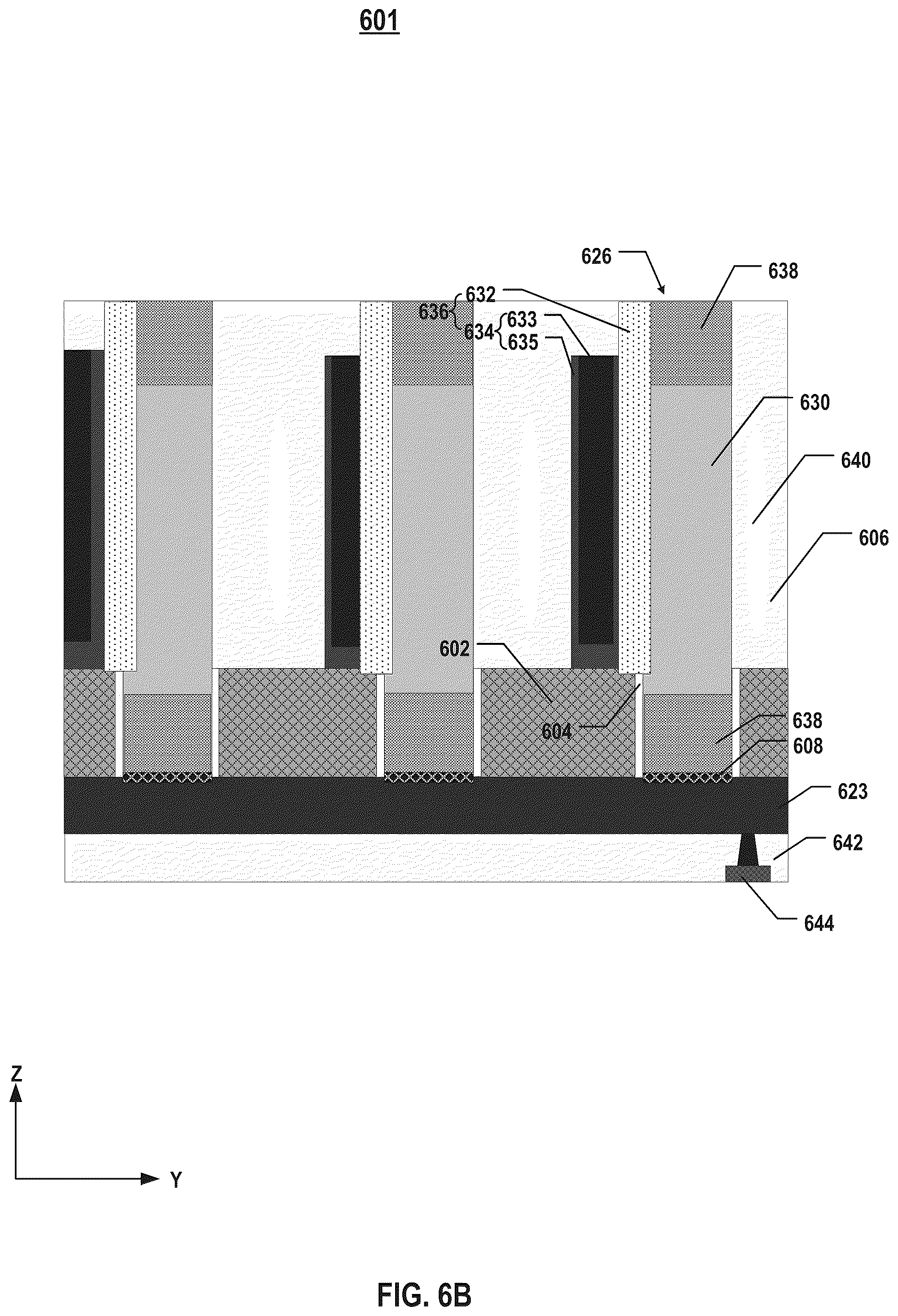 Patent US12615760 Figure 8 – Vertical transistors and methods for forming the same