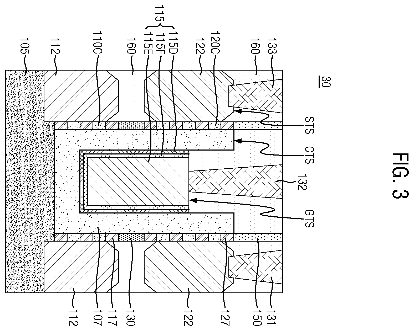 Patent US12615767 Figure 4 – Multi-stack nanosheet structure including semiconductor device