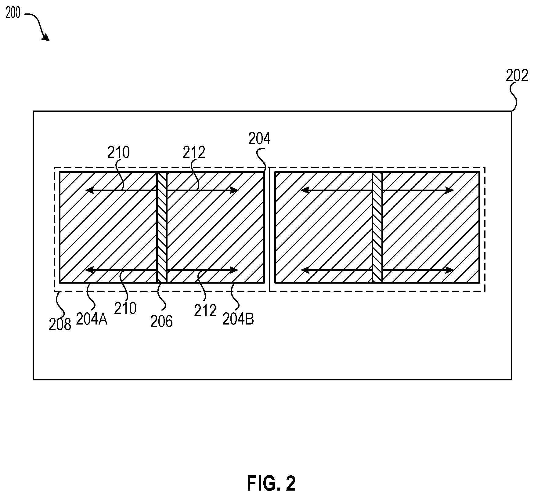 Patent US12615773 Figure 2 – Three-dimensional NAND memory device with reduced resistance-capacitance delay