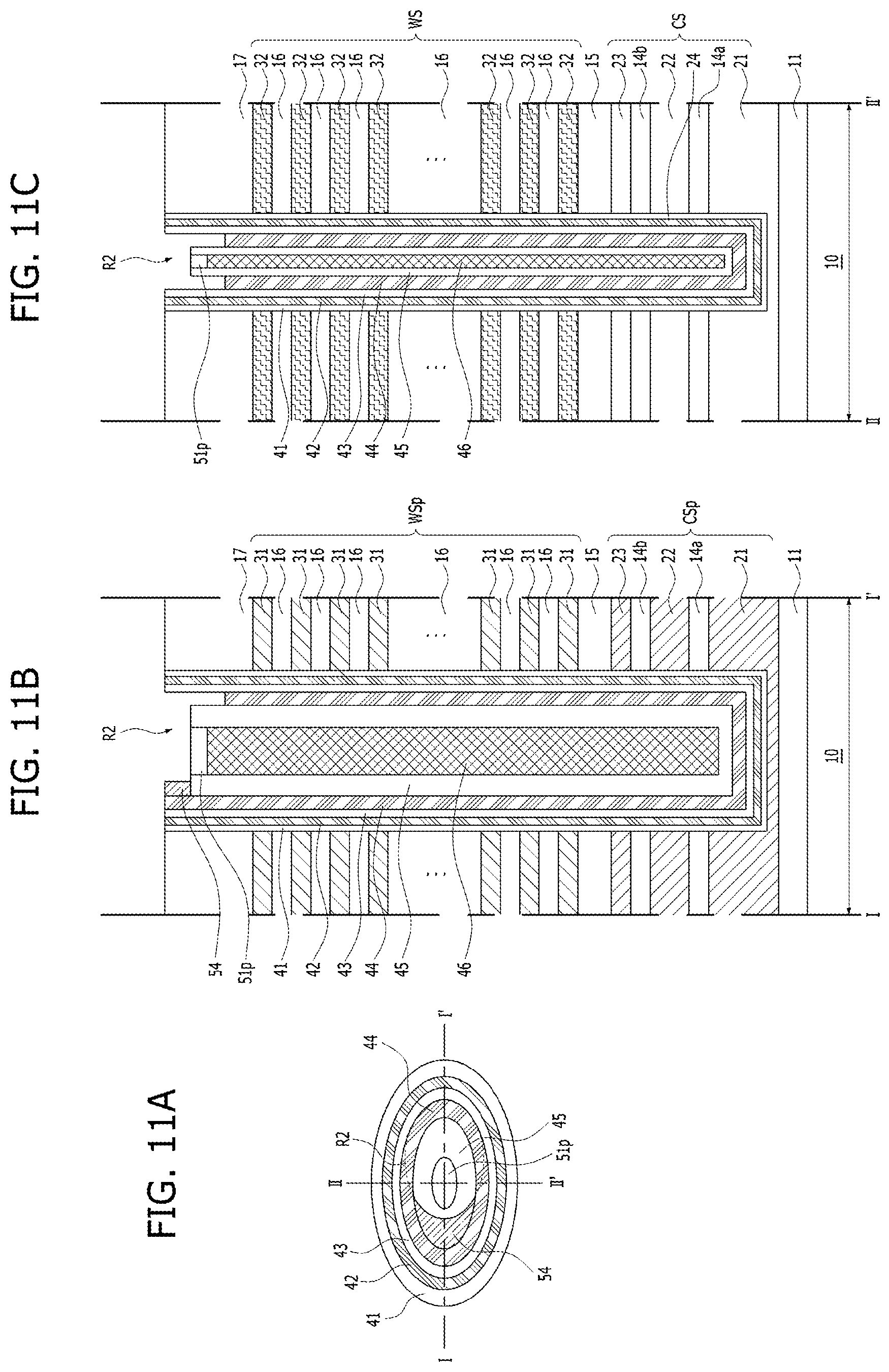 Patent US12615776 Figure 12 – Three dimensional semiconductor device having a back-gate electrode