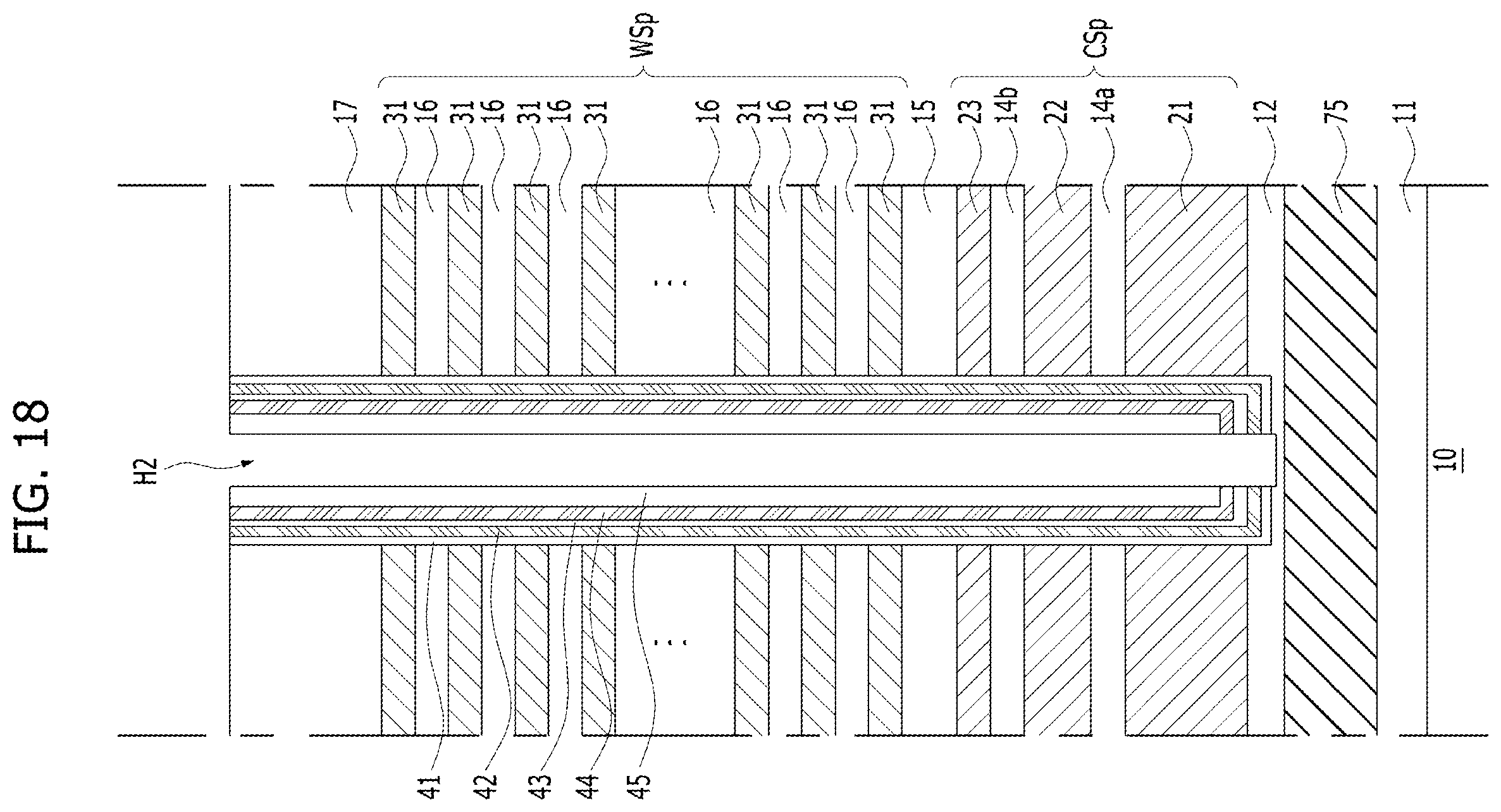 Patent US12615776 Figure 19 – Three dimensional semiconductor device having a back-gate electrode