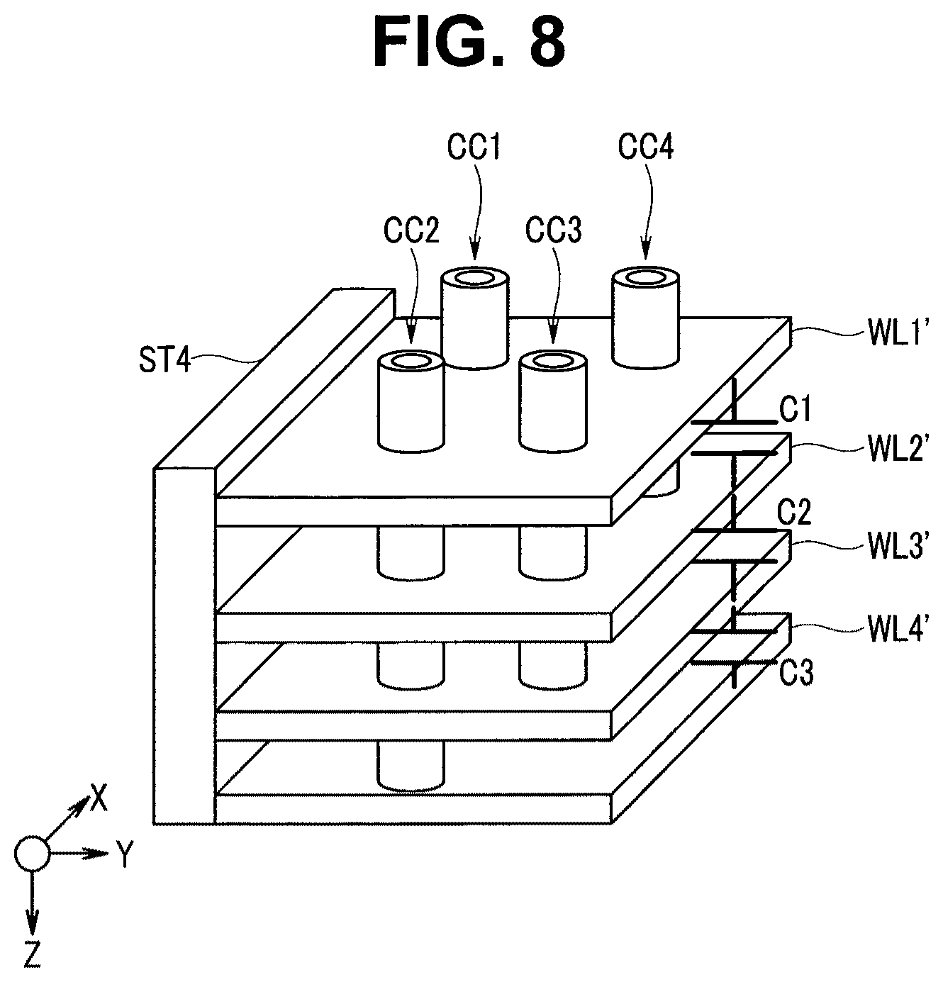 Patent US12615778 Figure 13 – Semiconductor storage device