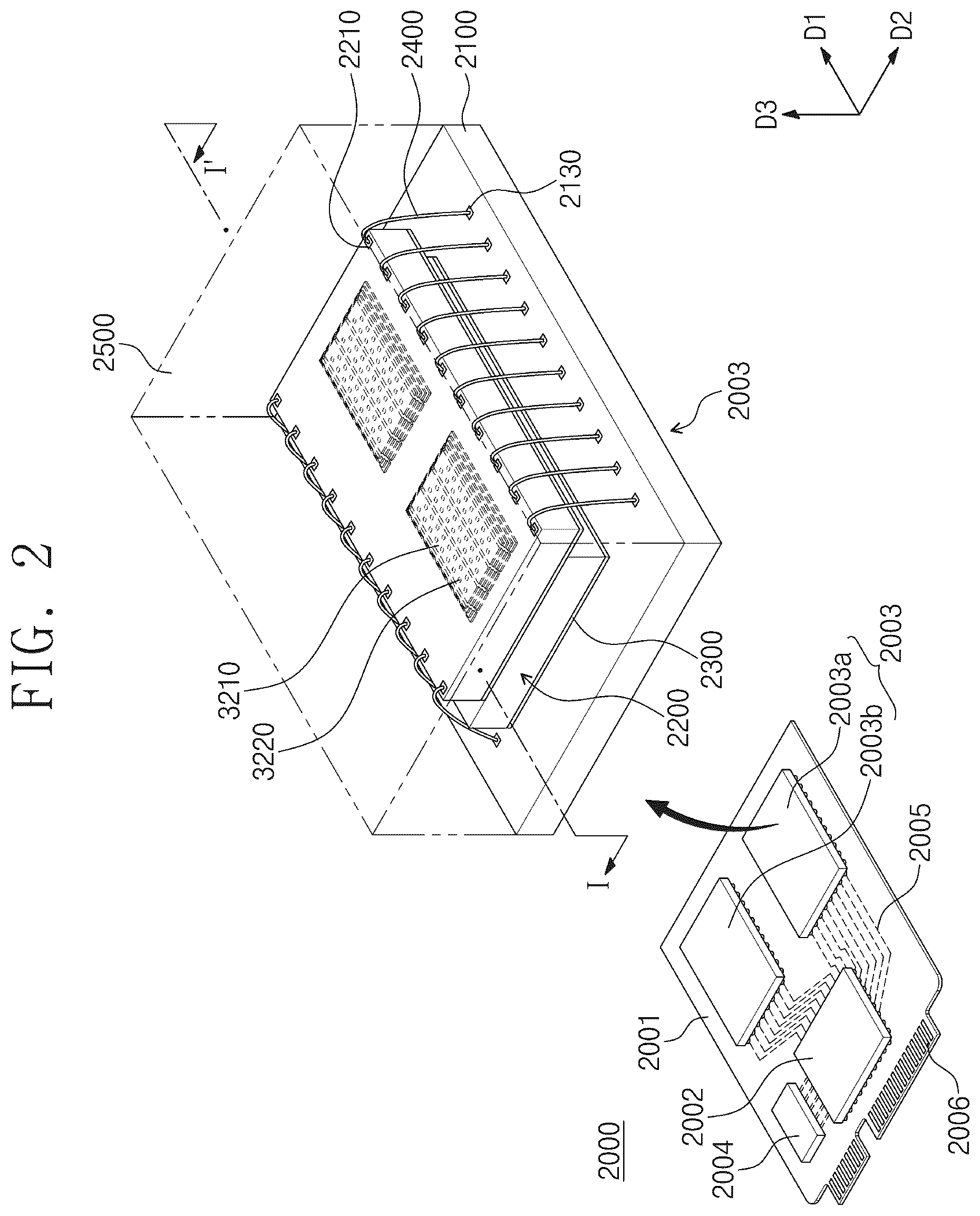 Patent US12615781 Figure 2 – Semiconductor device and electronic system the same