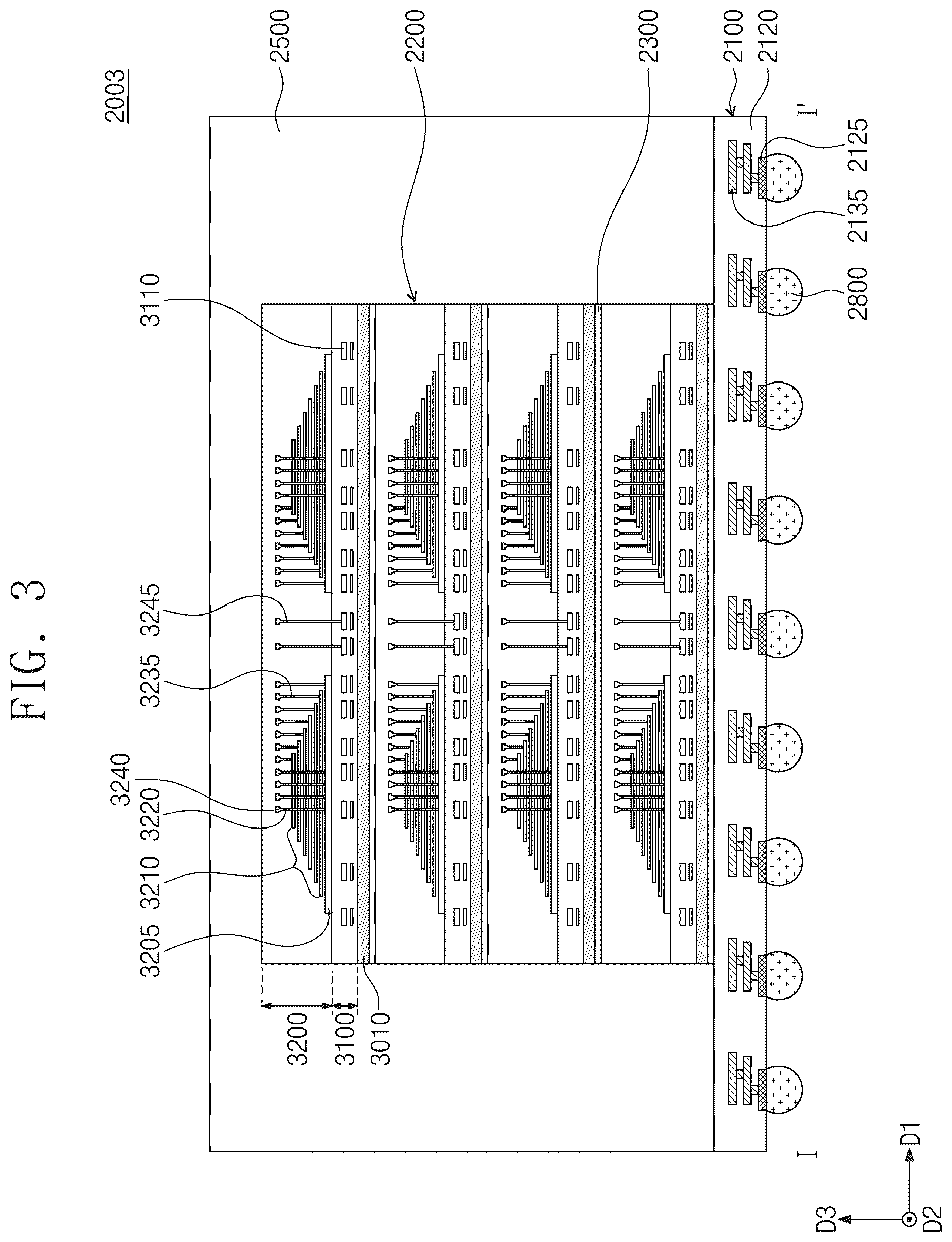 Patent US12615781 Figure 3 – Semiconductor device and electronic system the same