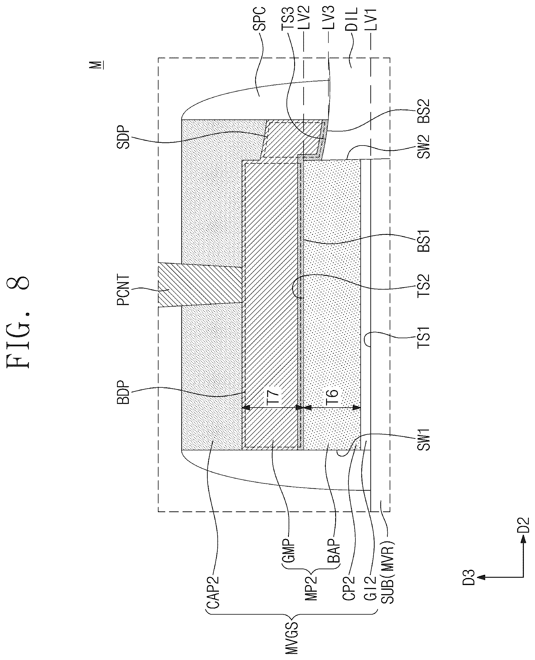 Patent US12615781 Figure 11 – Semiconductor device and electronic system the same
