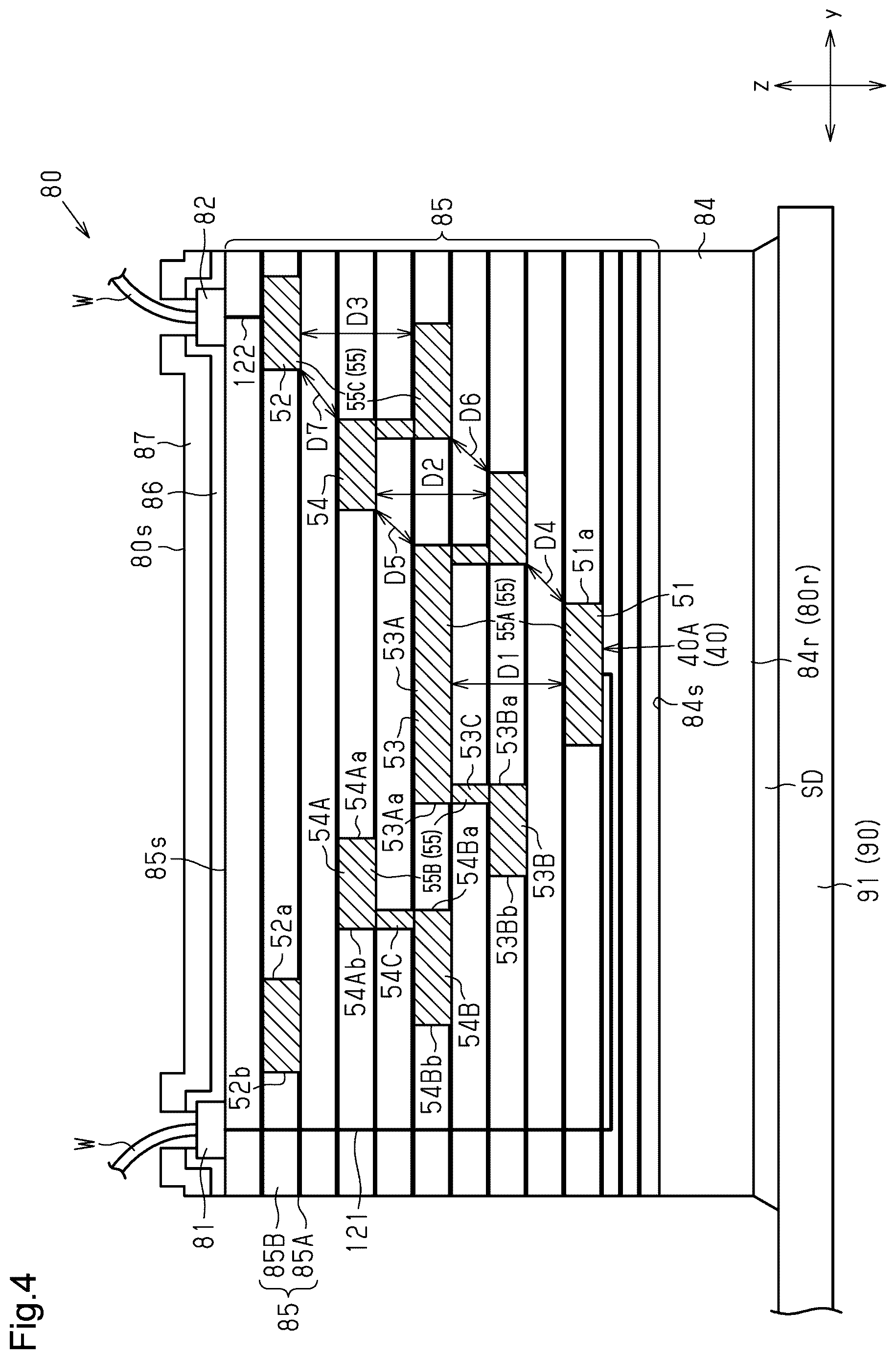 Patent US12615787 Figure 4 – Isolator including electrically floating intermediate electrode portion