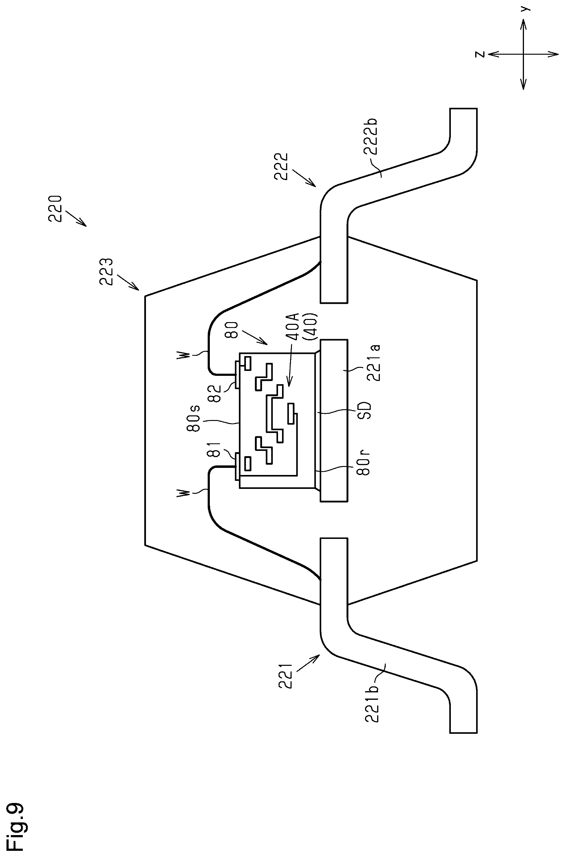 Patent US12615787 Figure 9 – Isolator including electrically floating intermediate electrode portion