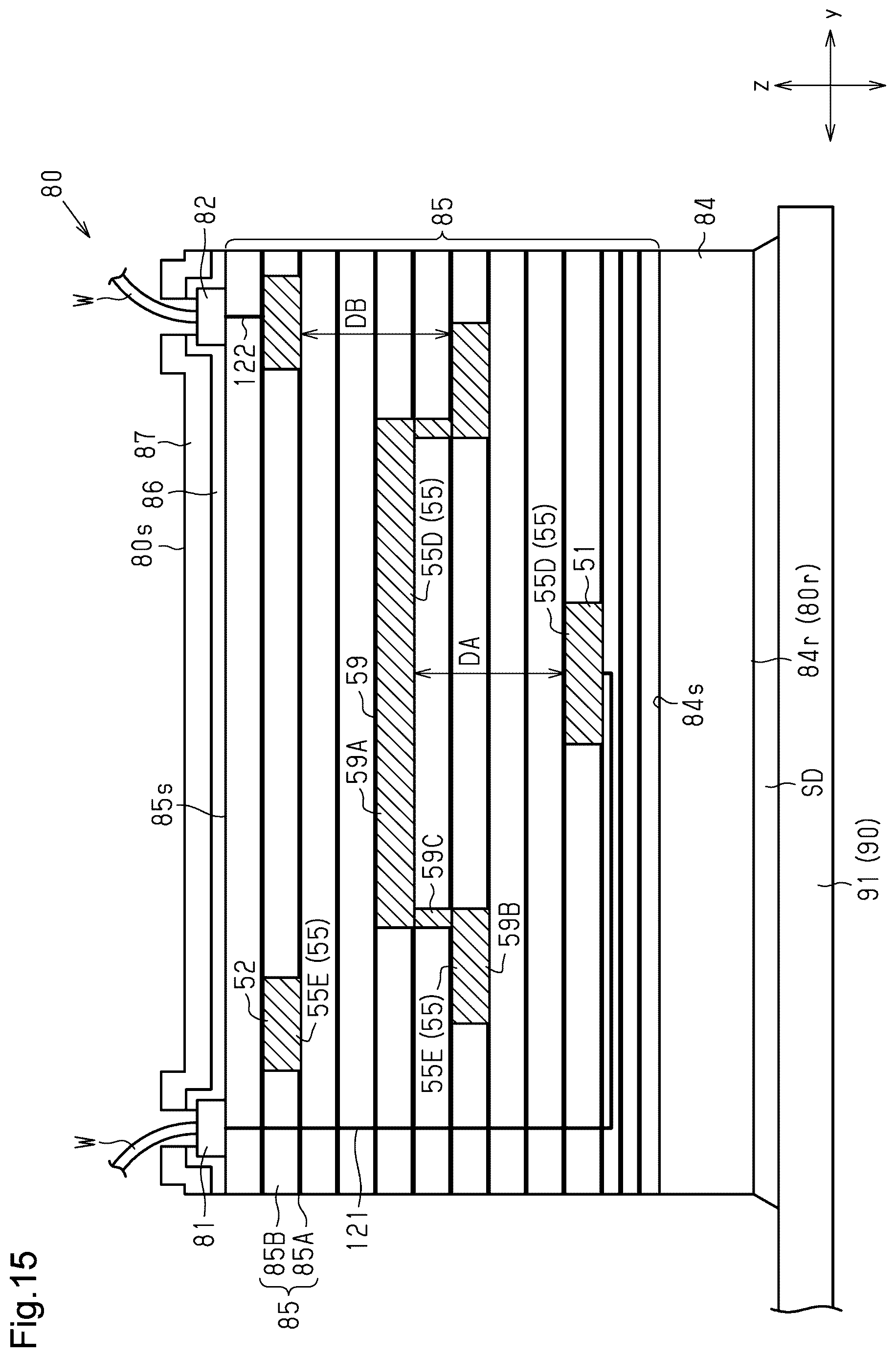 Patent US12615787 Figure 15 – Isolator including electrically floating intermediate electrode portion