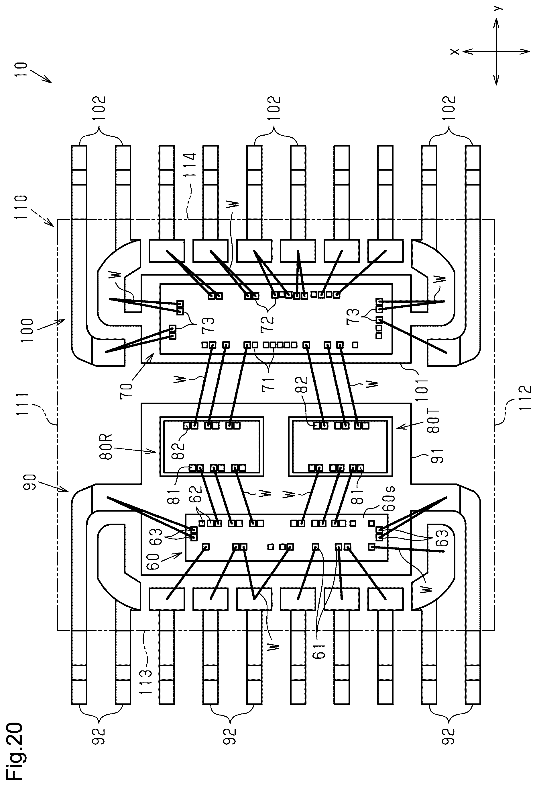 Patent US12615787 Figure 20 – Isolator including electrically floating intermediate electrode portion