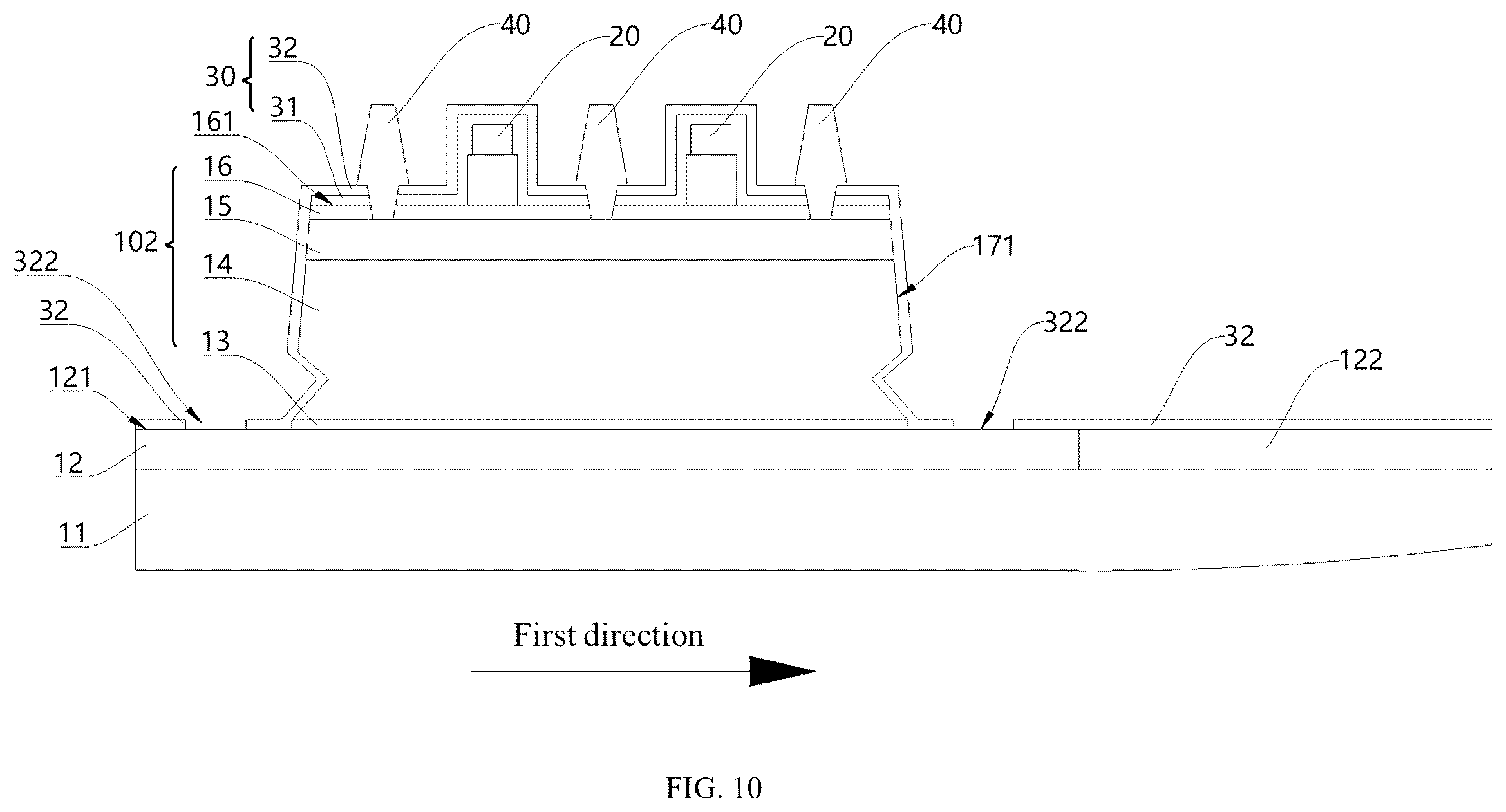 Patent US12615789 Figure 7 – Bipolar transistor structure and radio frequency amplifier