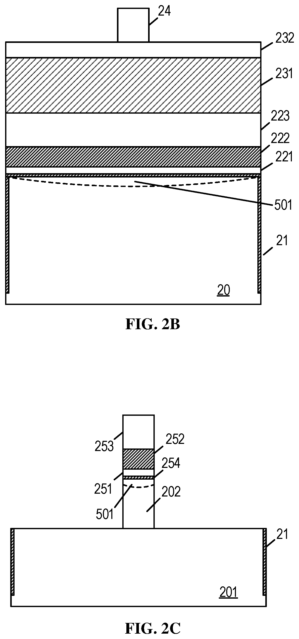 Patent US12615799 Figure 2 – Semiconductor structure with increased channel length and method for forming the same