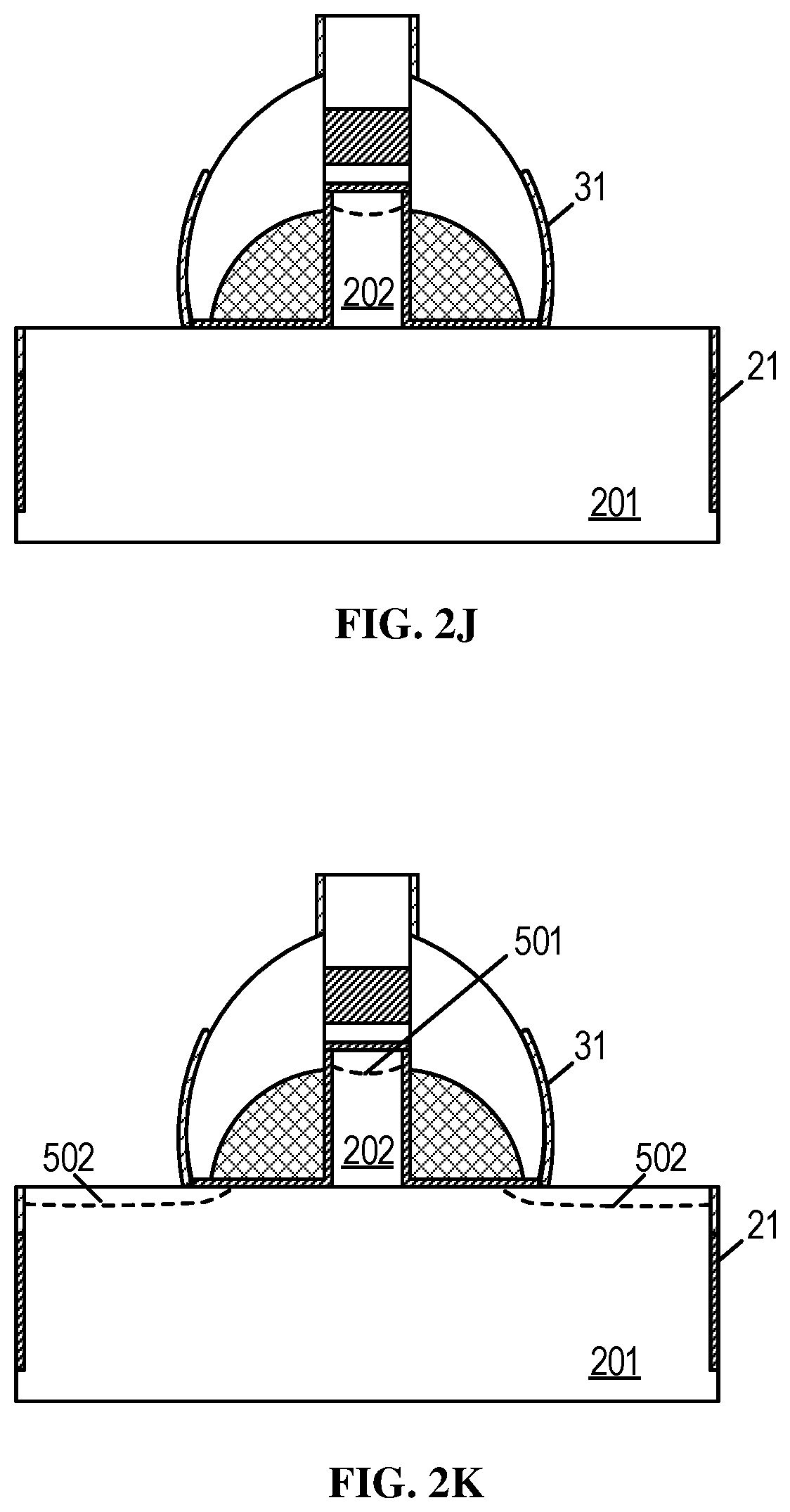 Patent US12615799 Figure 6 – Semiconductor structure with increased channel length and method for forming the same