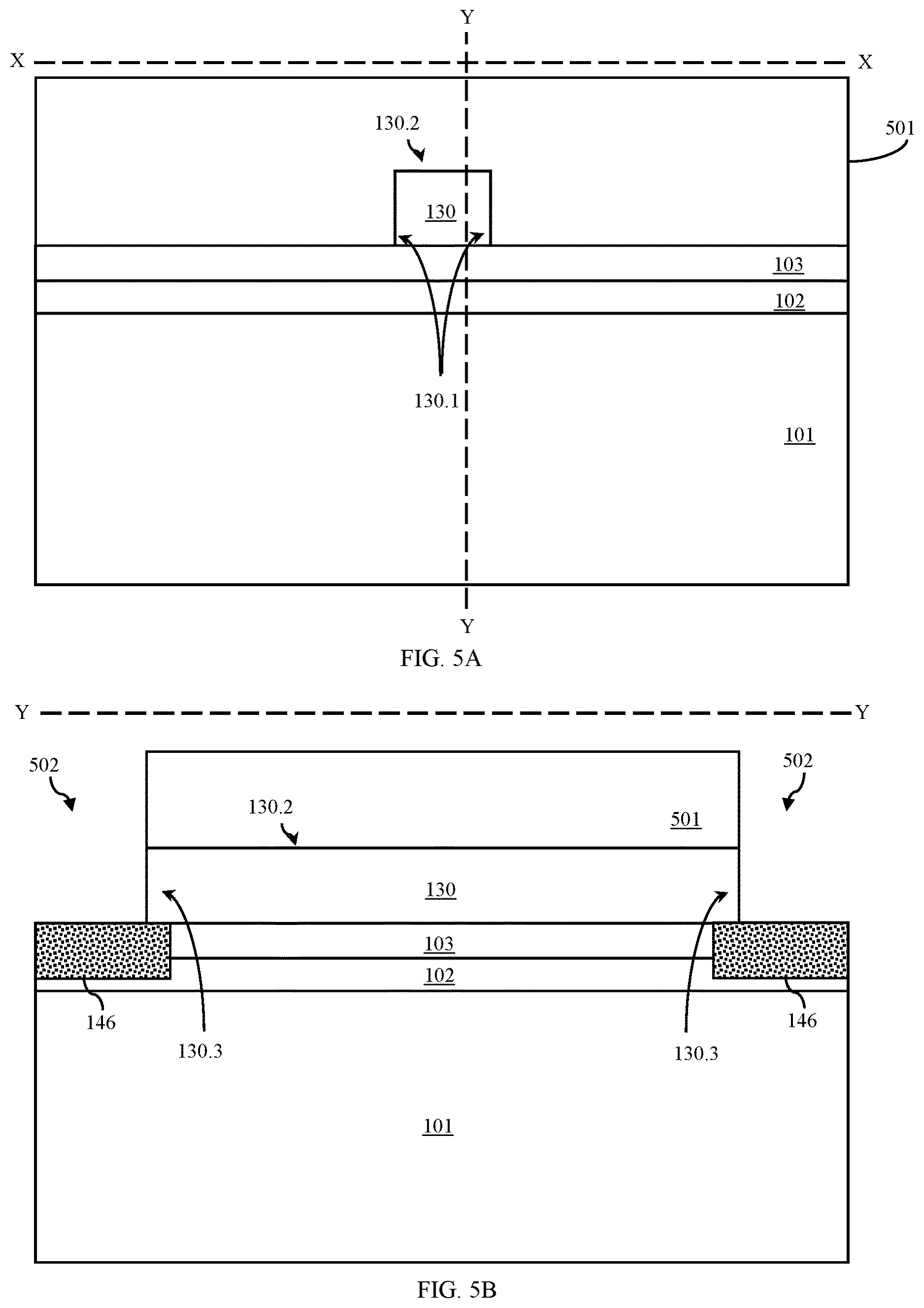 Patent US12615803 Figure 6 – Transistor with a primary gate wrapping a floating secondary gate