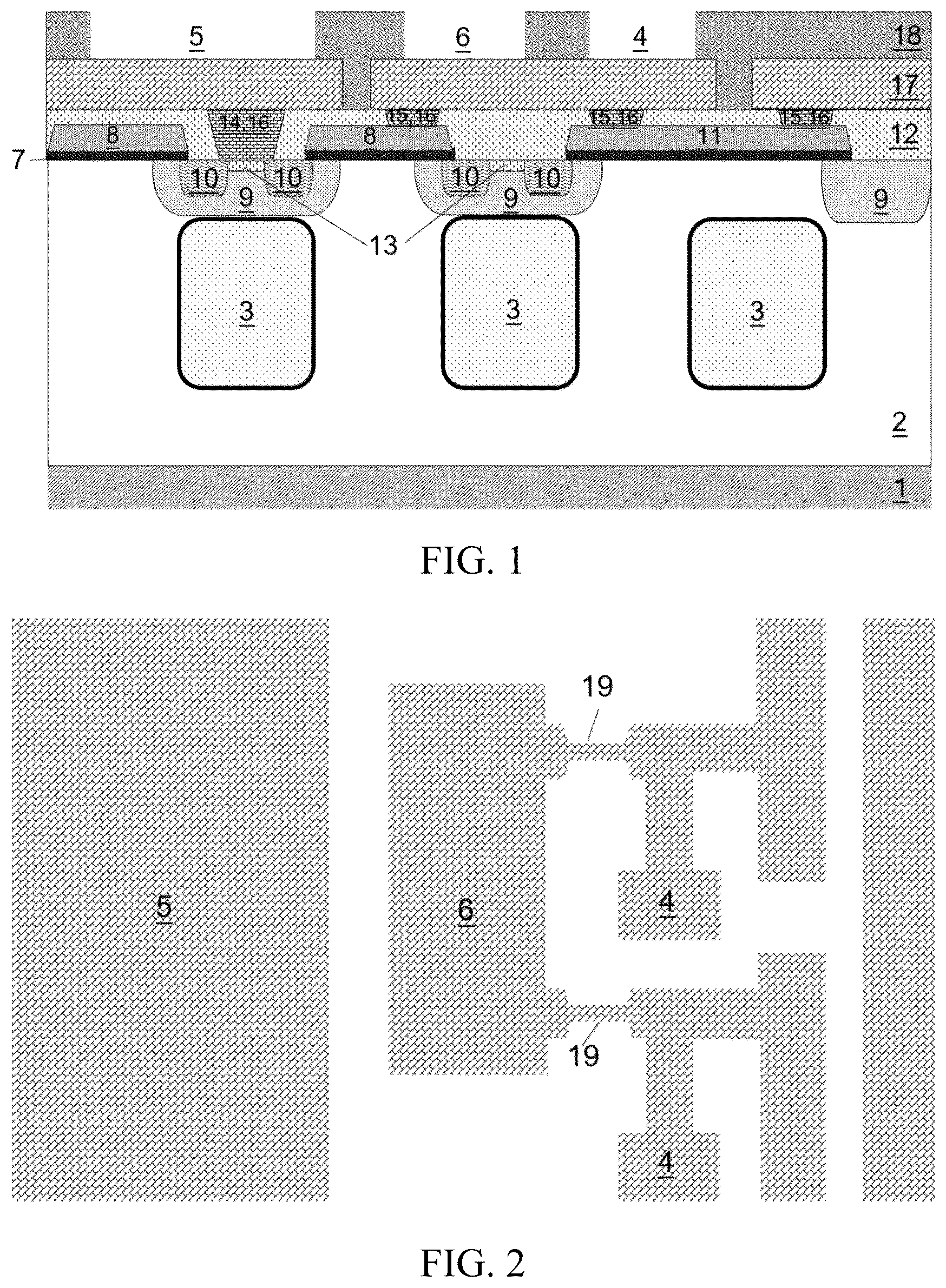 Patent US12615810 Figure 1 – Super junction power device with adjustable gate resistance structure and manufacturing method thereof