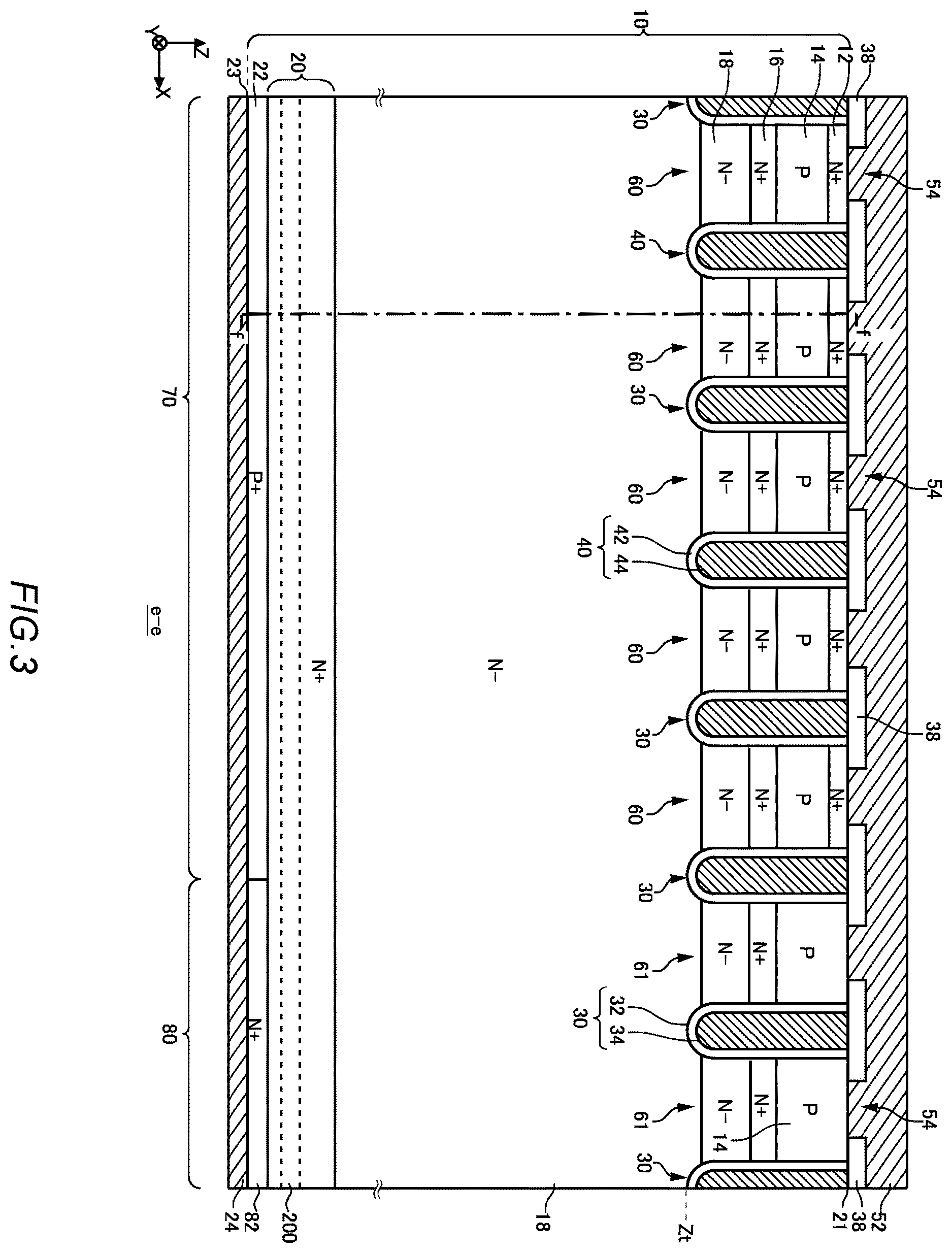 Patent US12615811 Figure 3 – Semiconductor device to suppress leakage current