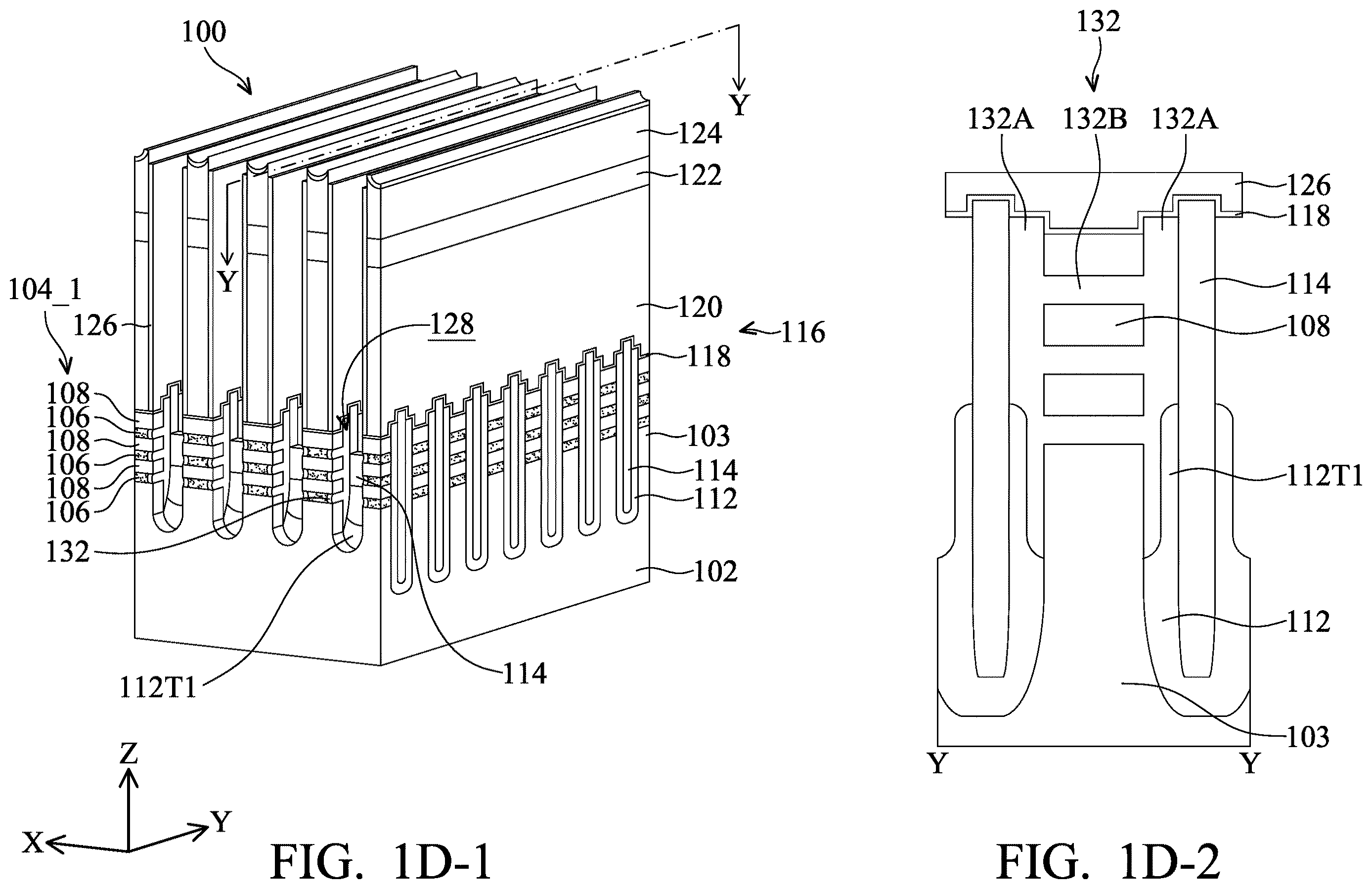 Patent US12615815 Figure 5 – Semiconductor structure including dielectric wall and spacer layer and method for forming the same