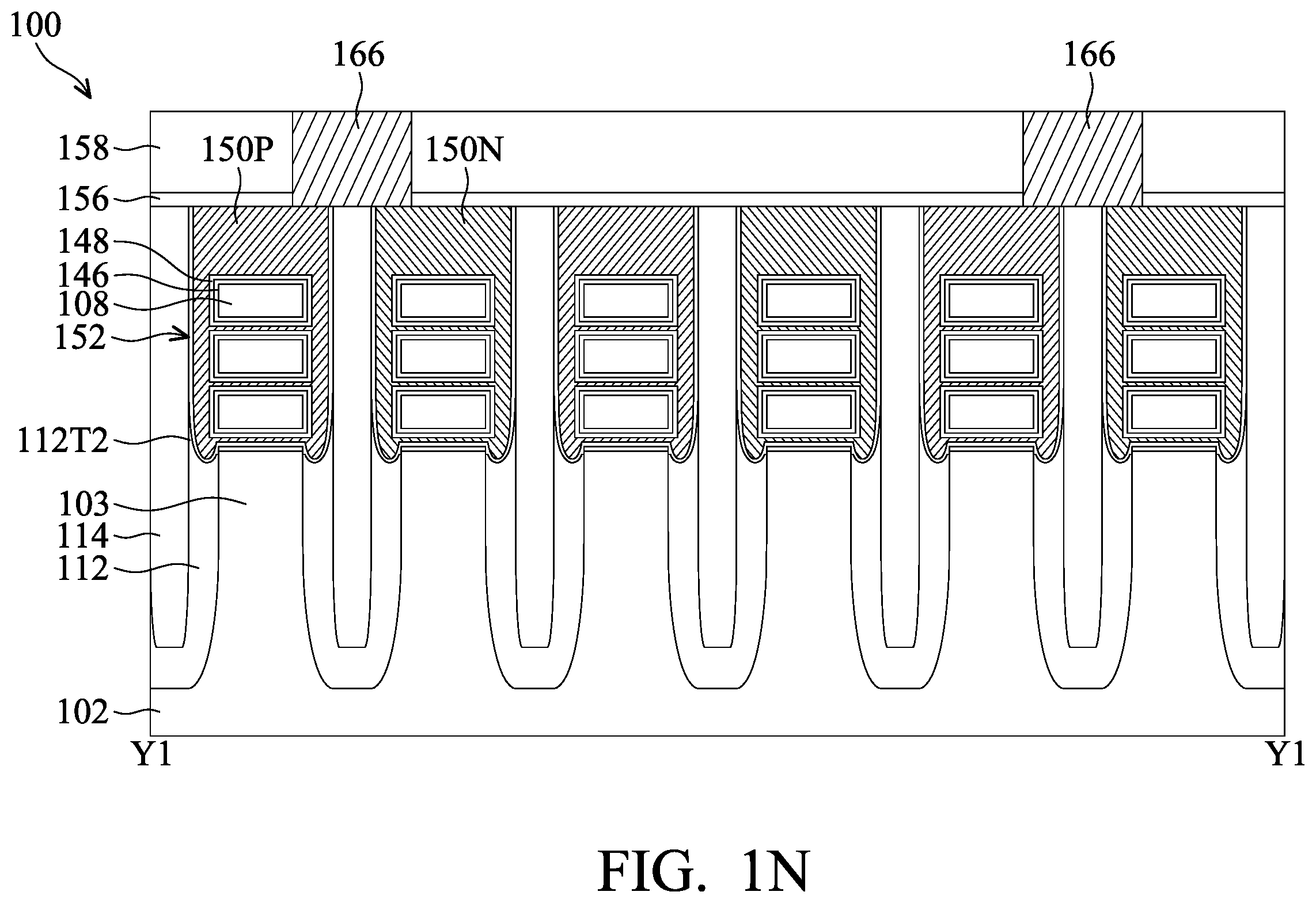 Patent US12615815 Figure 18 – Semiconductor structure including dielectric wall and spacer layer and method for forming the same