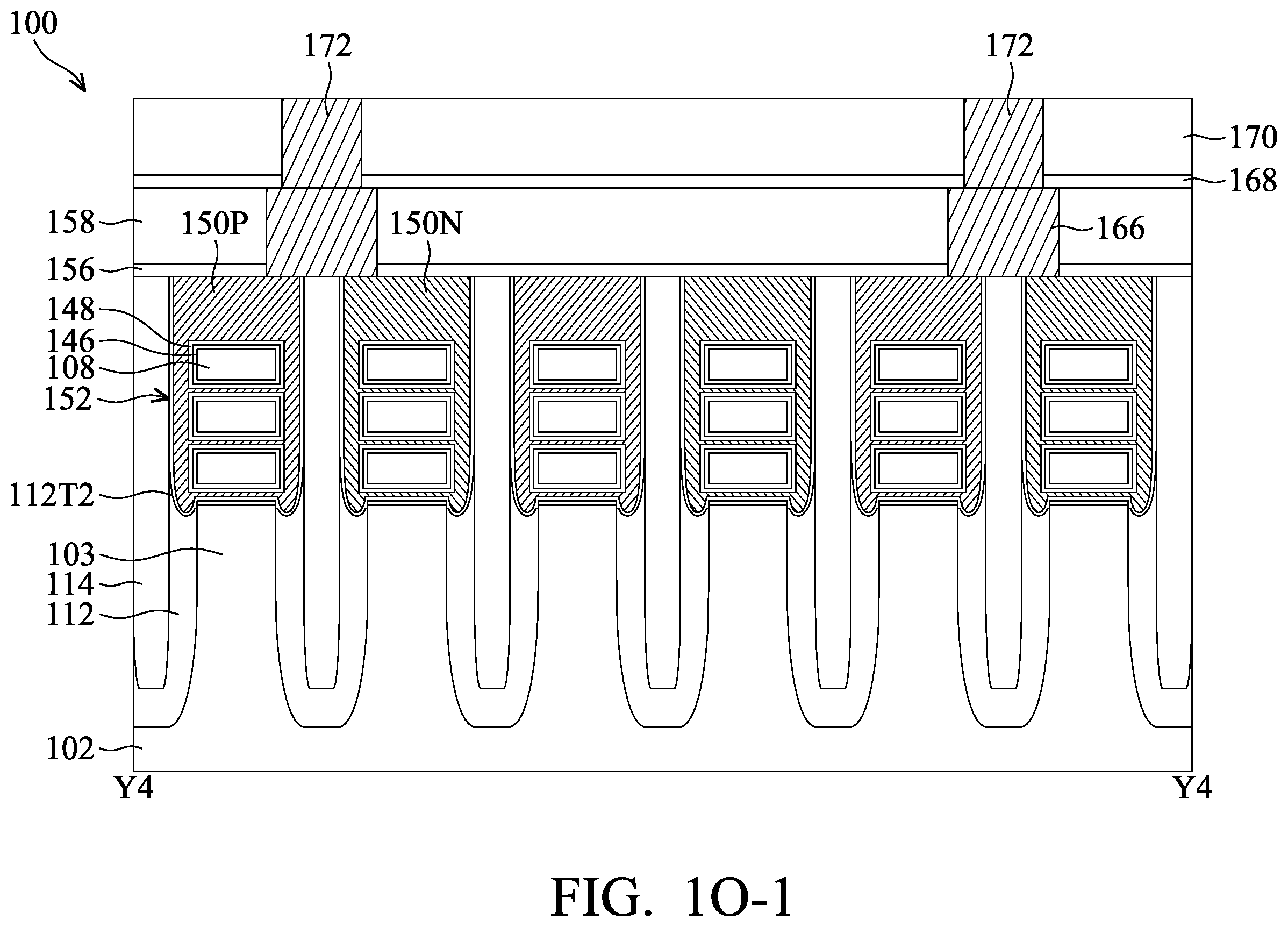 Patent US12615815 Figure 19 – Semiconductor structure including dielectric wall and spacer layer and method for forming the same