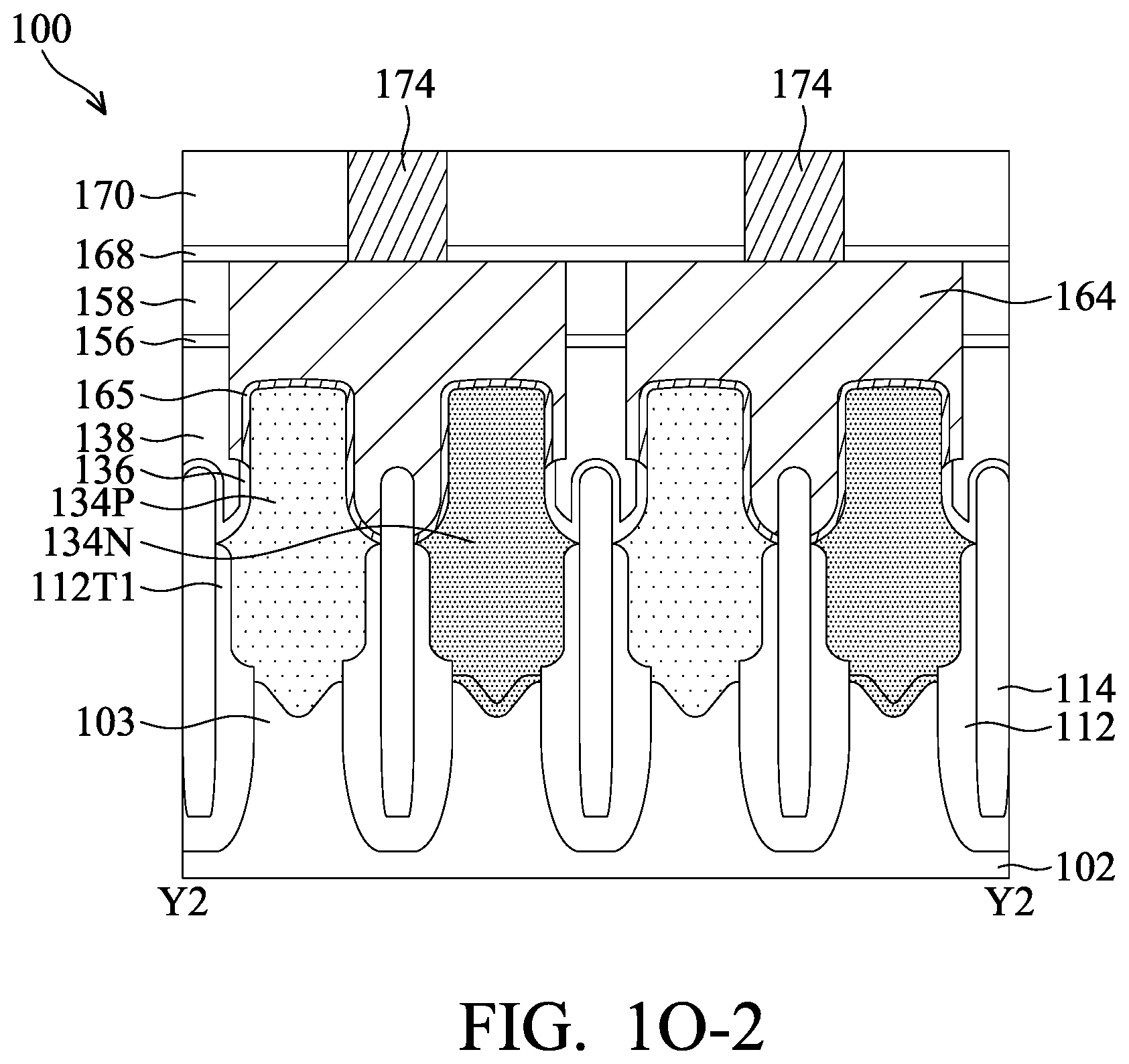 Patent US12615815 Figure 20 – Semiconductor structure including dielectric wall and spacer layer and method for forming the same