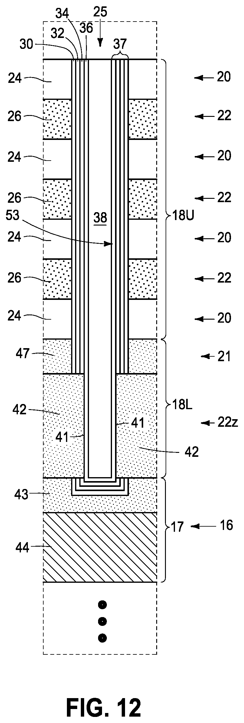 Patent US12615821 Figure 9 – Memory array and method used in forming a memory array comprising strings of memory cells