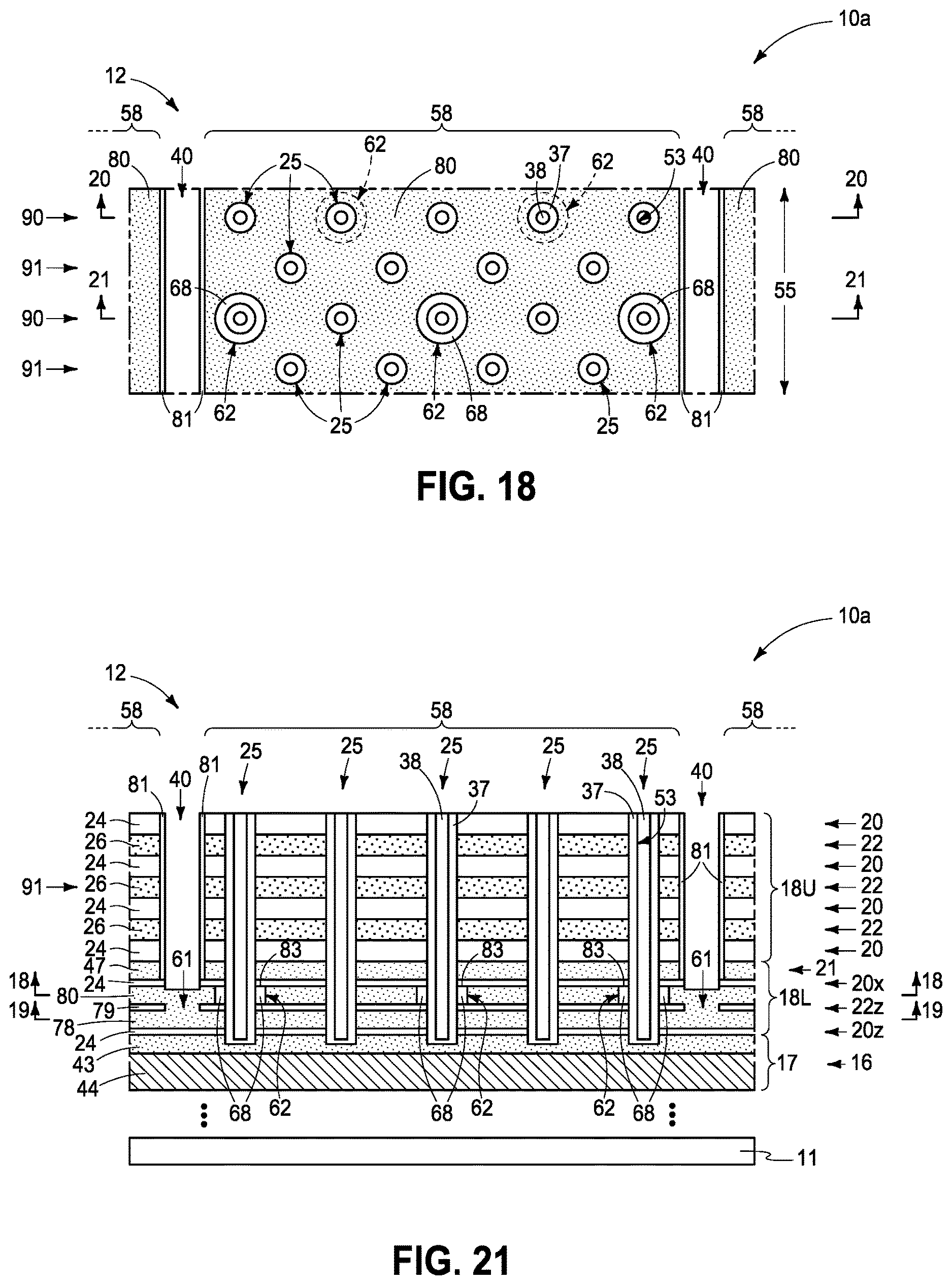 Patent US12615821 Figure 12 – Memory array and method used in forming a memory array comprising strings of memory cells