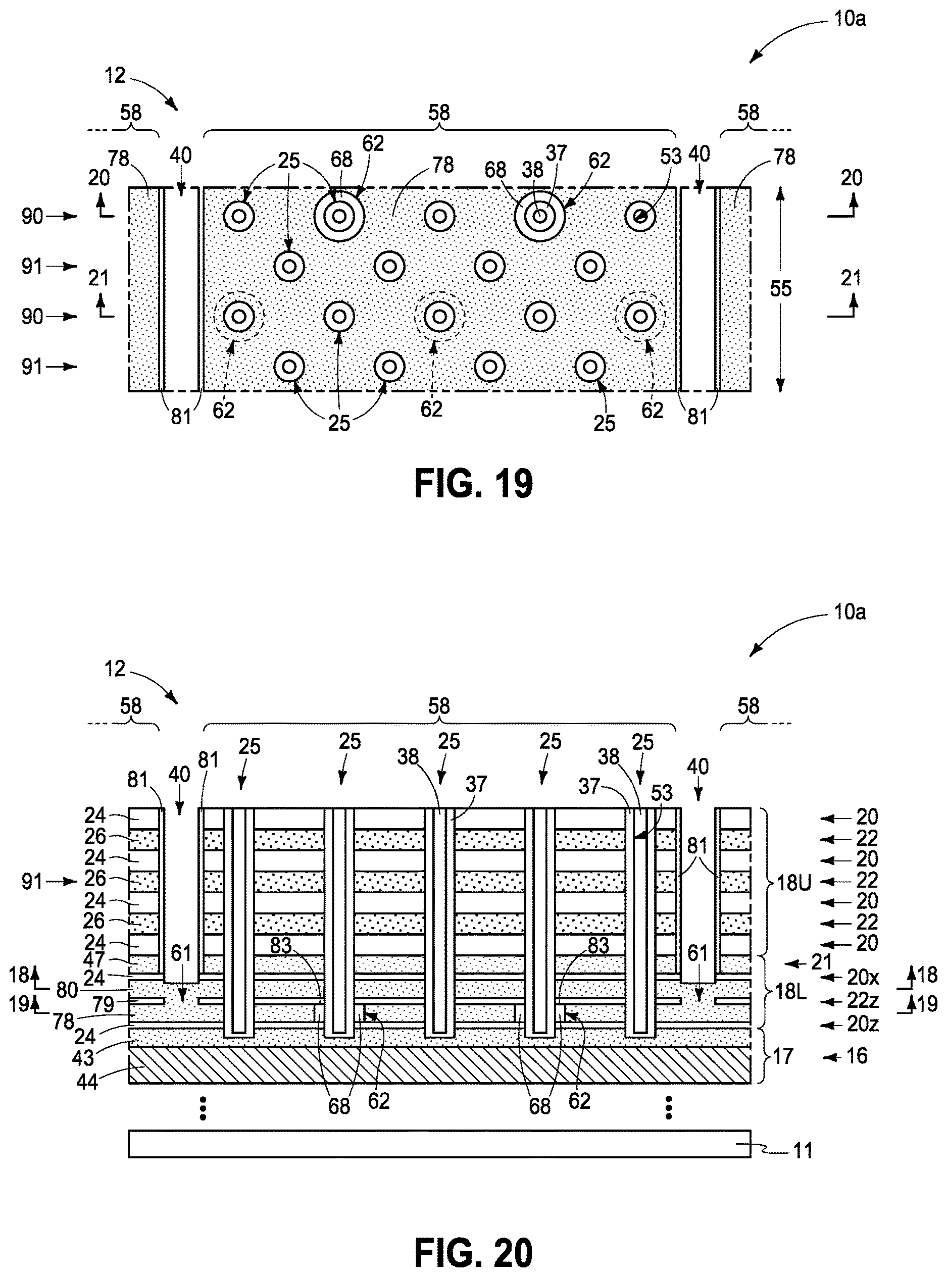 Patent US12615821 Figure 13 – Memory array and method used in forming a memory array comprising strings of memory cells